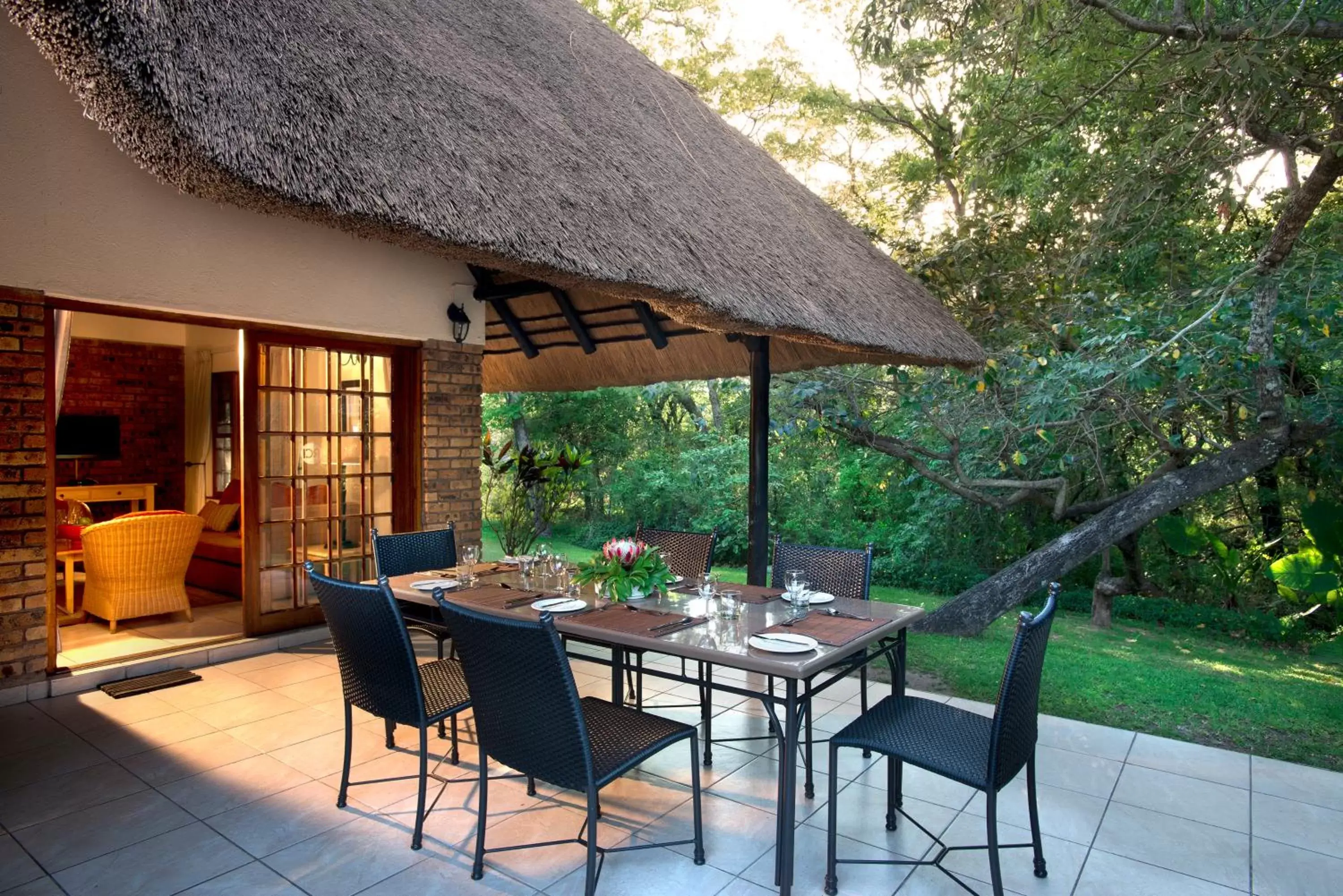Patio in Kruger Park Lodge