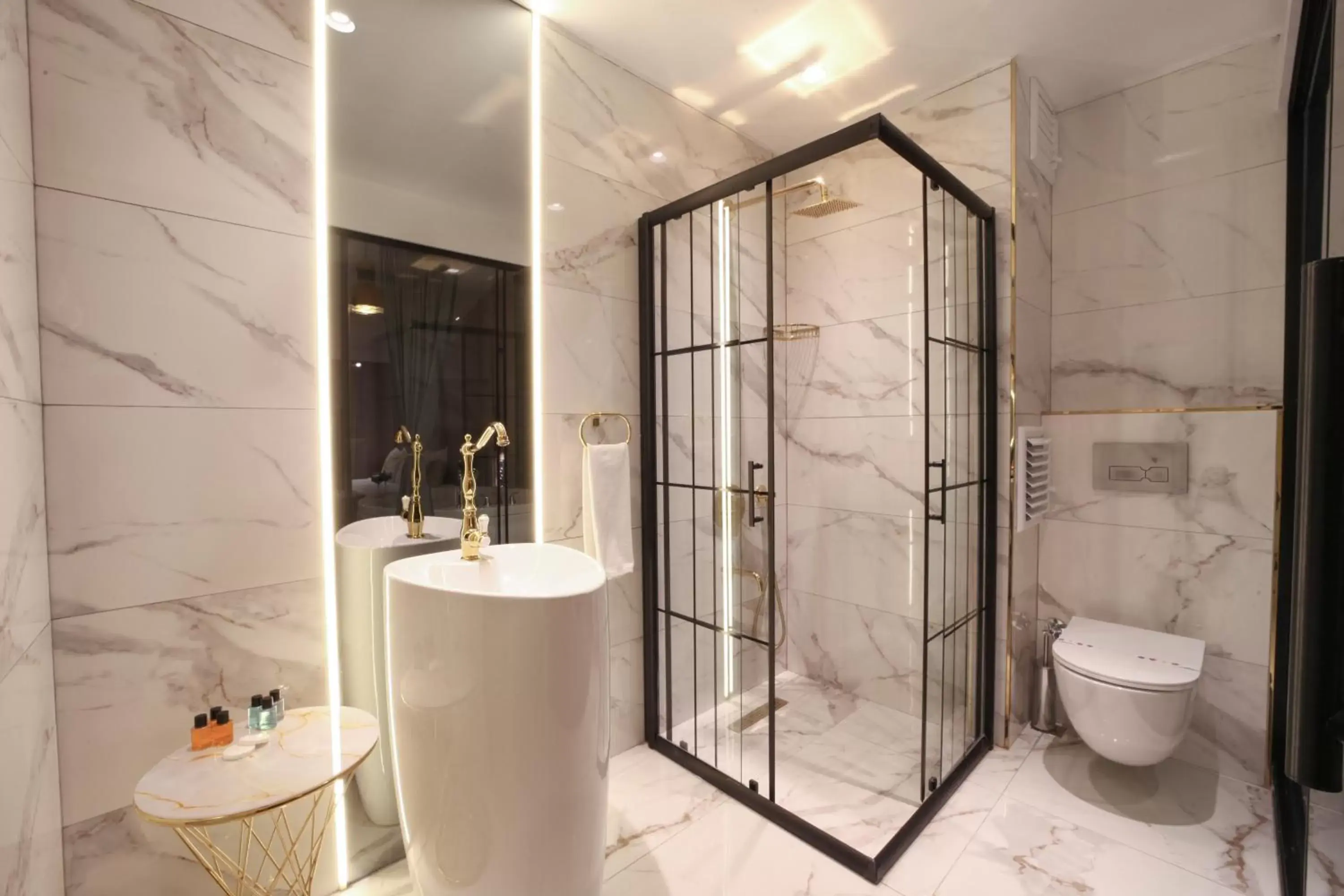 Shower, Bathroom in Harbiye Residence