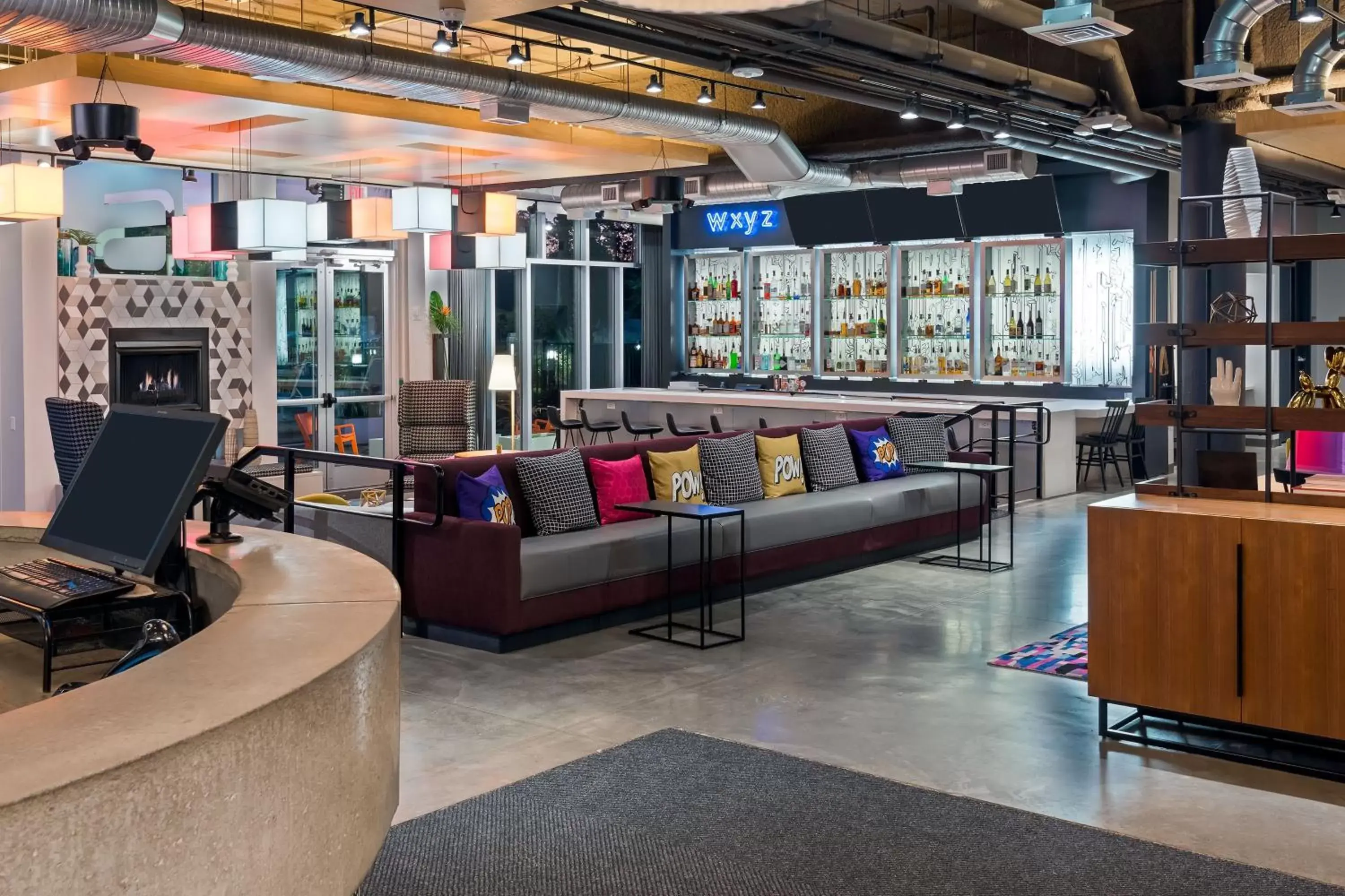 Lobby or reception in Aloft Jacksonville Airport