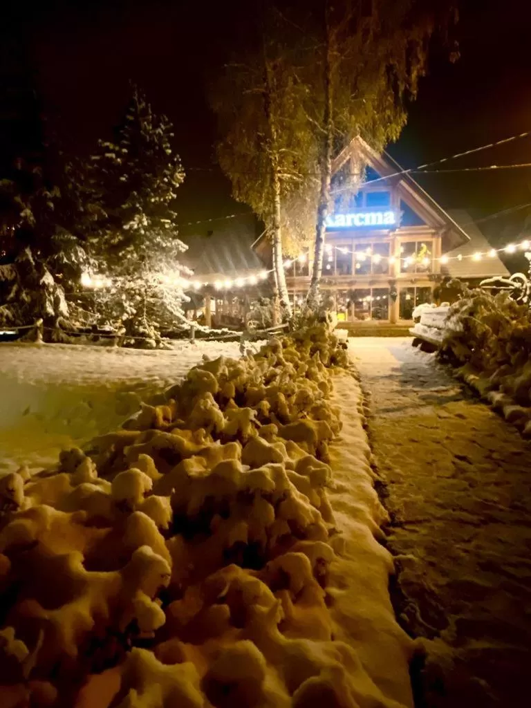 Winter in Zajazd Białczański Dom Wypoczynkowy Restauracja