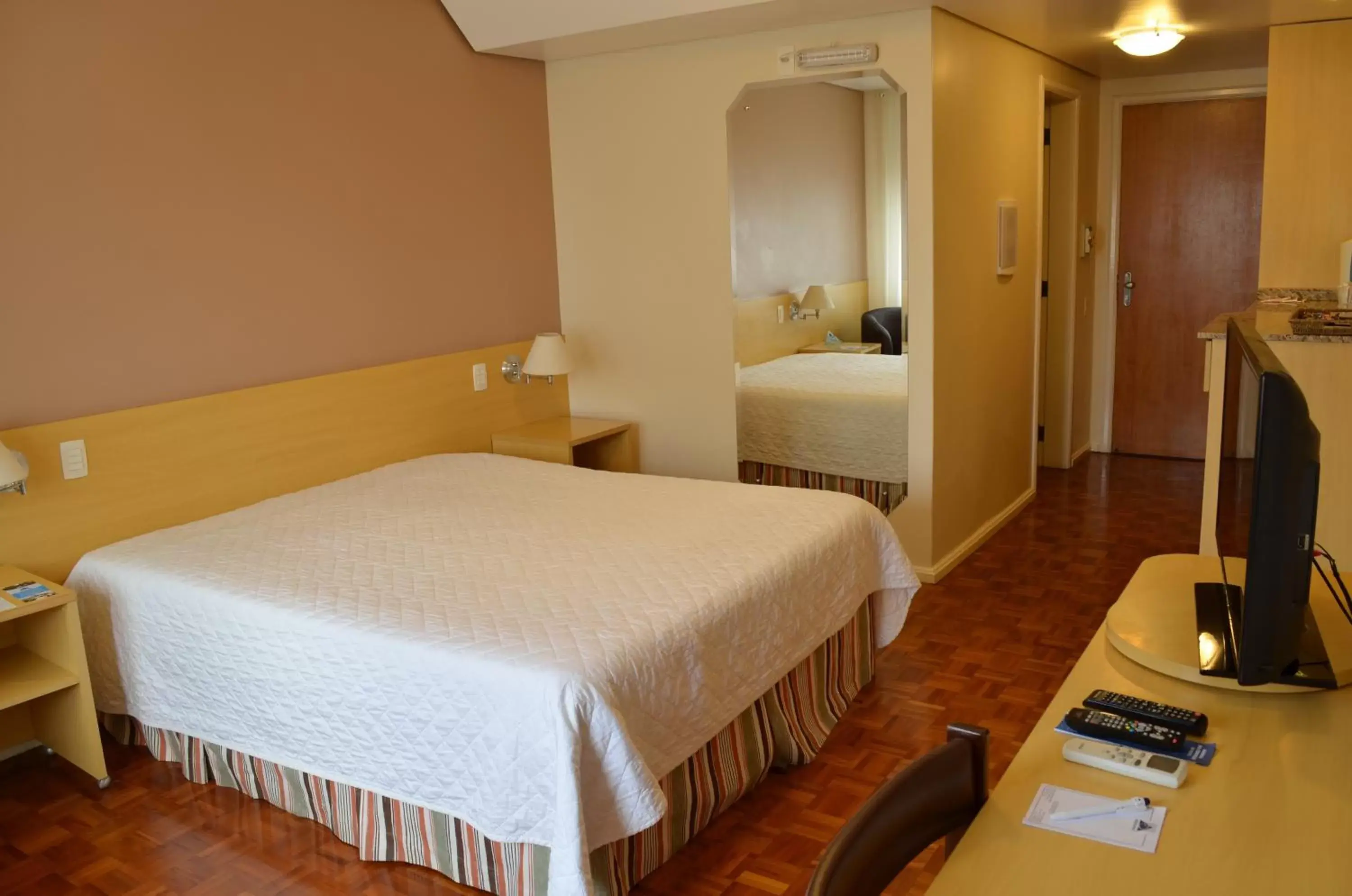 Bed in Hotel Atlantico Rio Grande