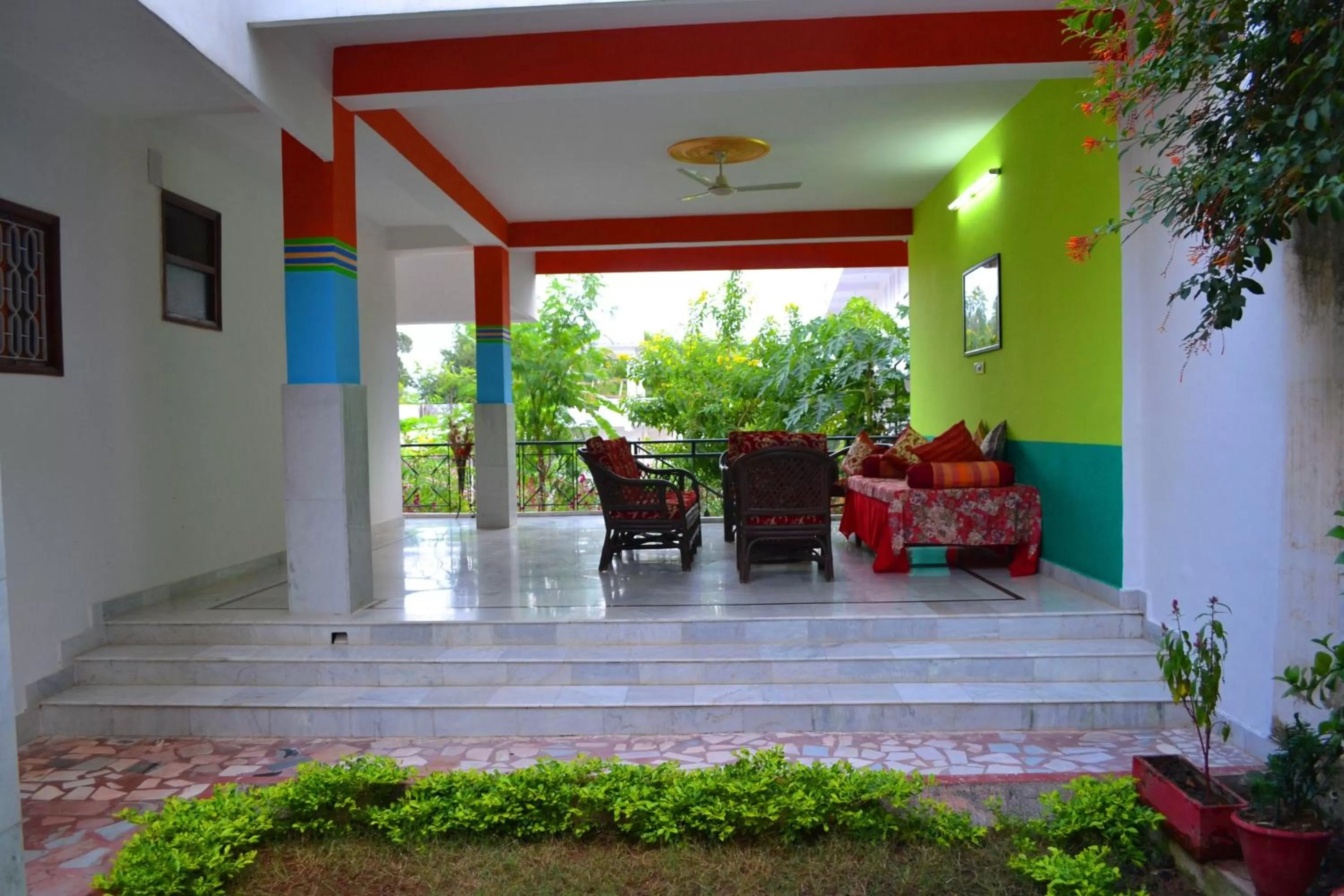 Patio in Hotel Harmony