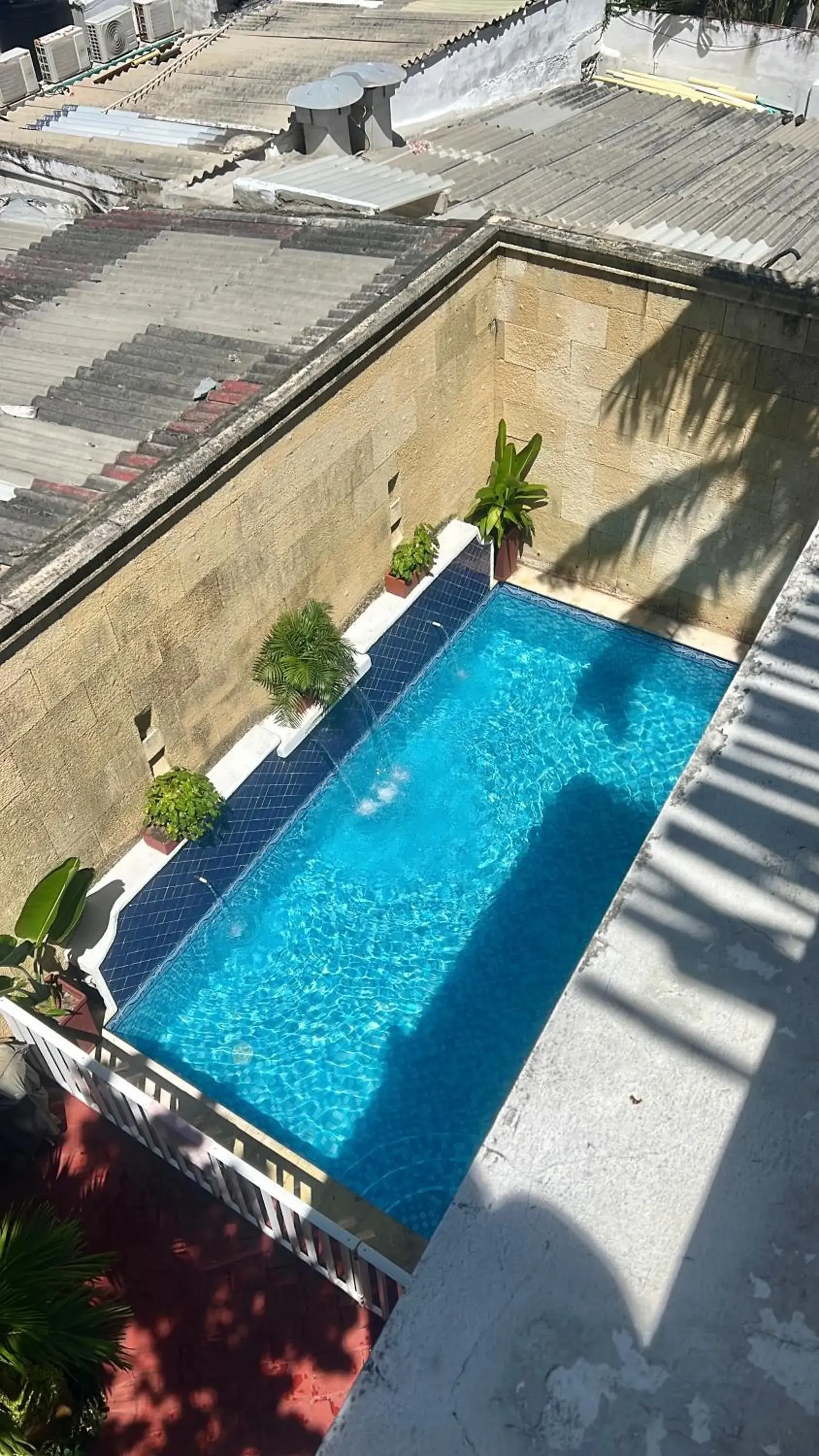 Pool View in Hotel Boutique Castillo Ines Maria