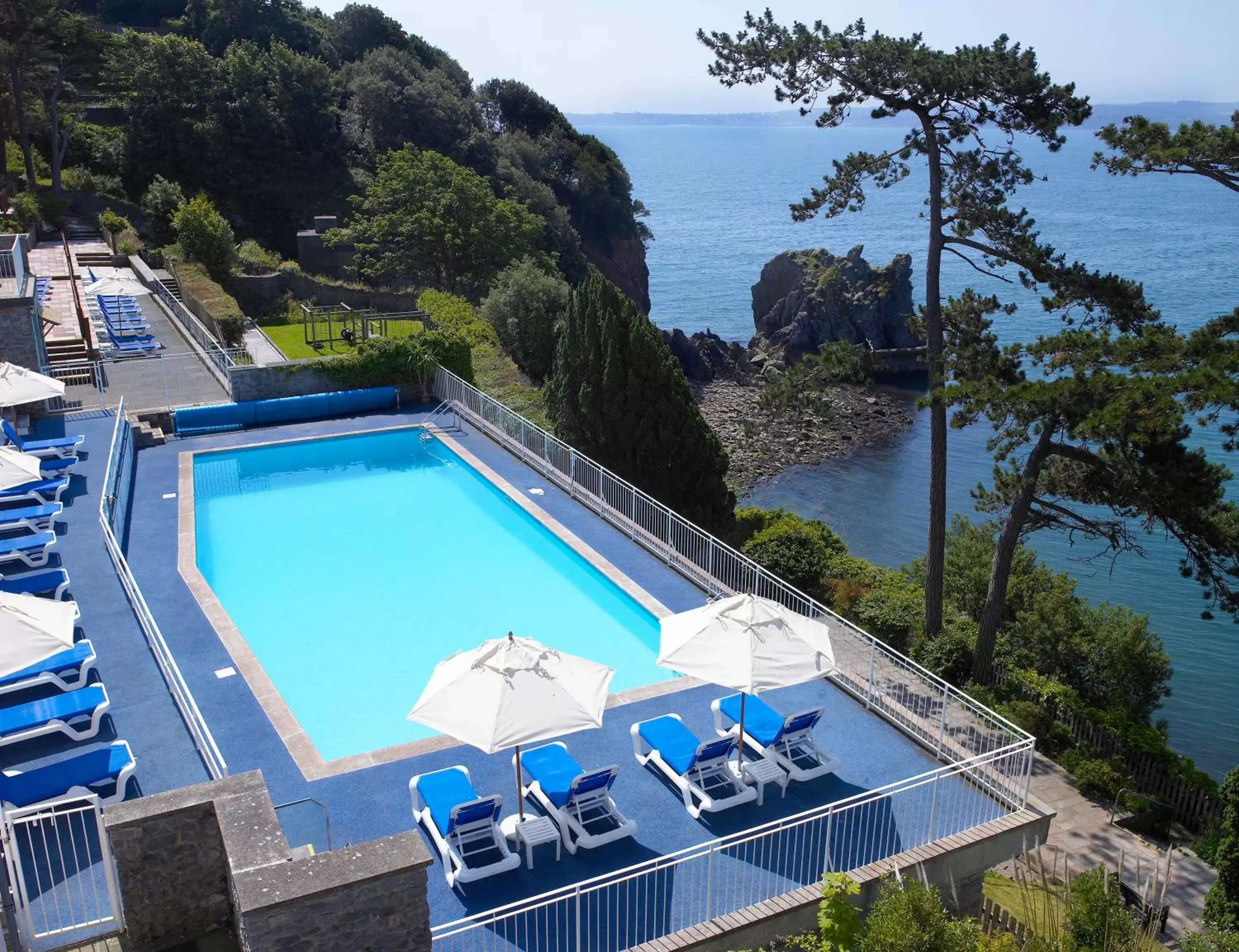 View (from property/room), Pool View in The Imperial Torquay