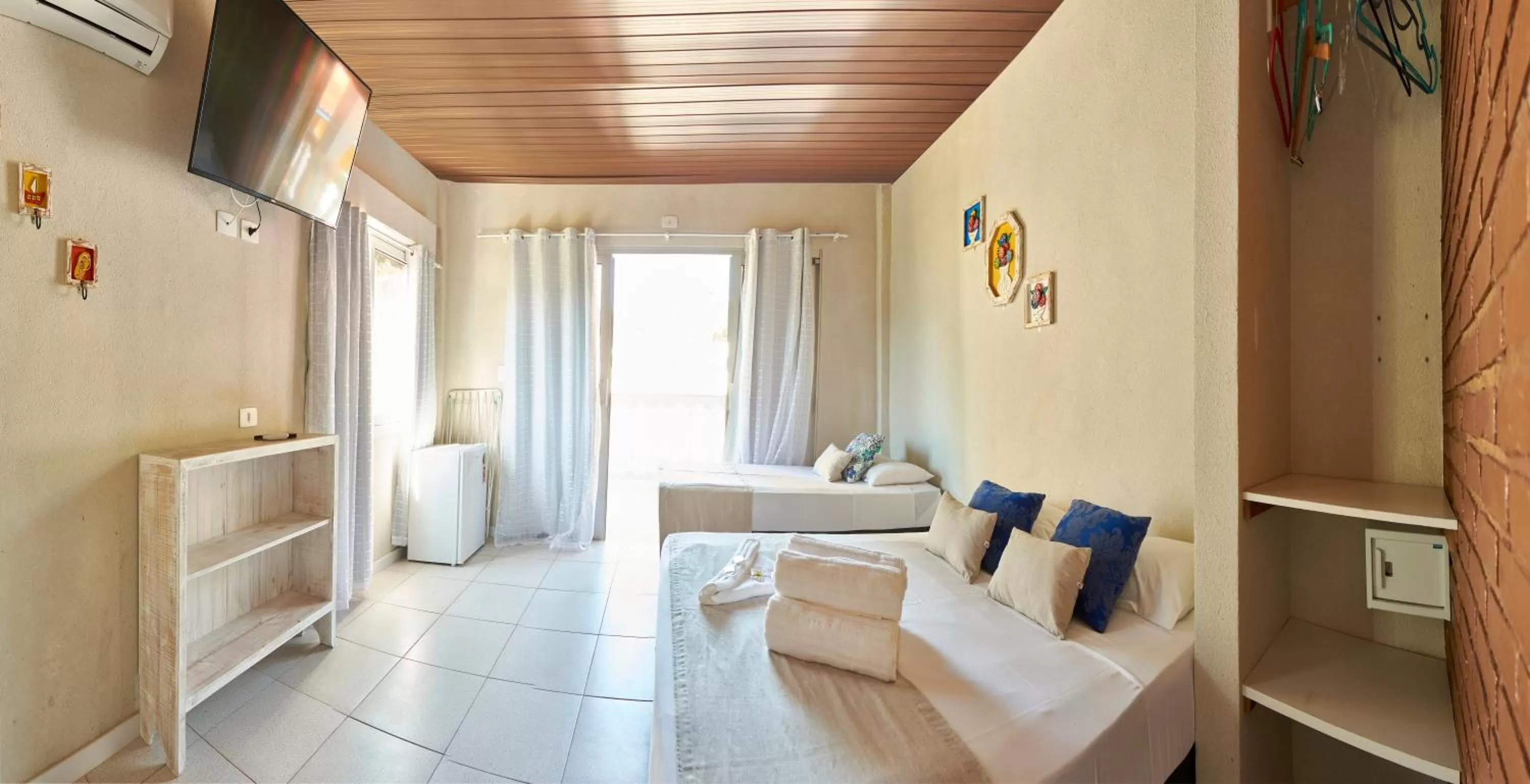 Bed in Hotel e Pousada Pouso54