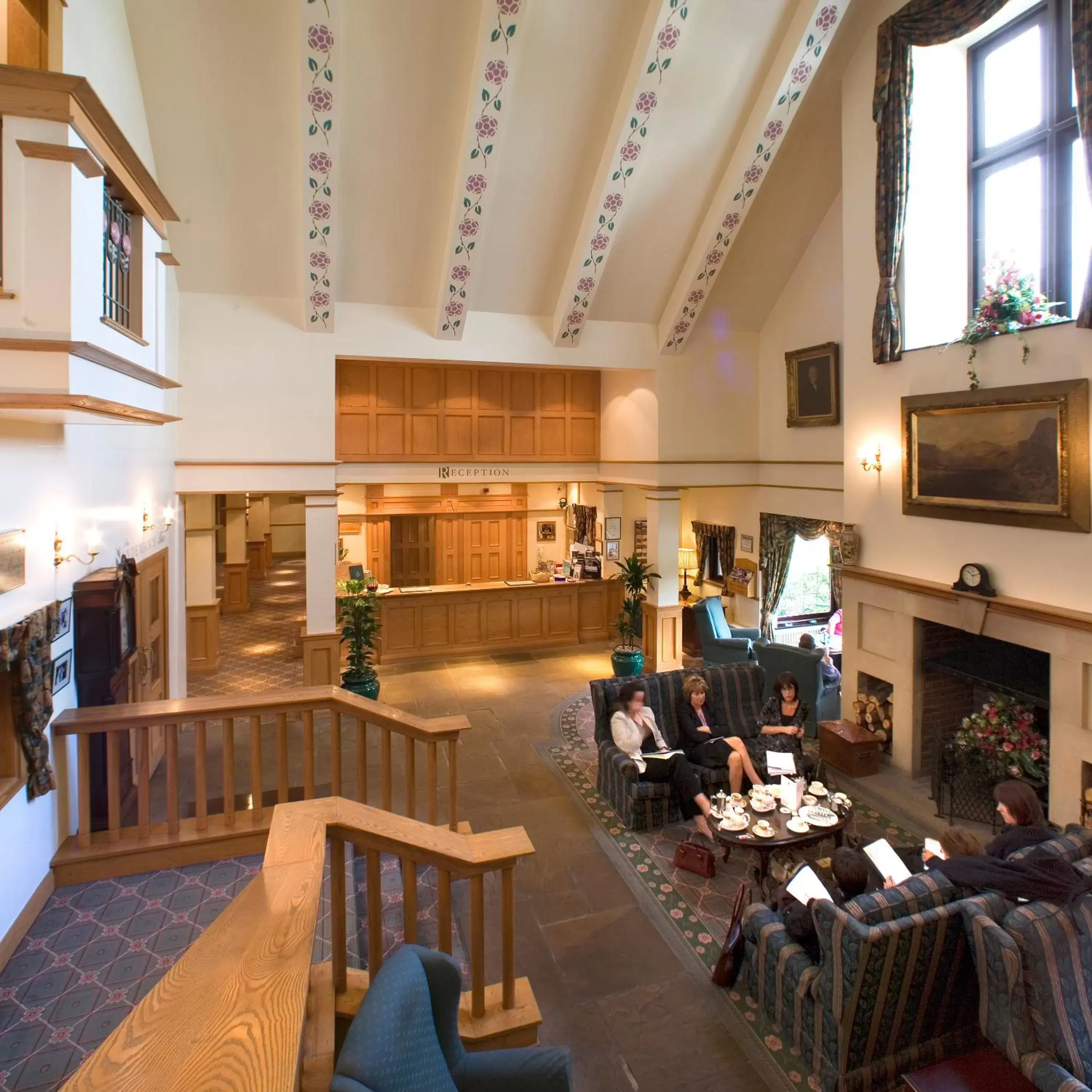 Lobby or reception, Restaurant/Places to Eat in Lancaster House Hotel