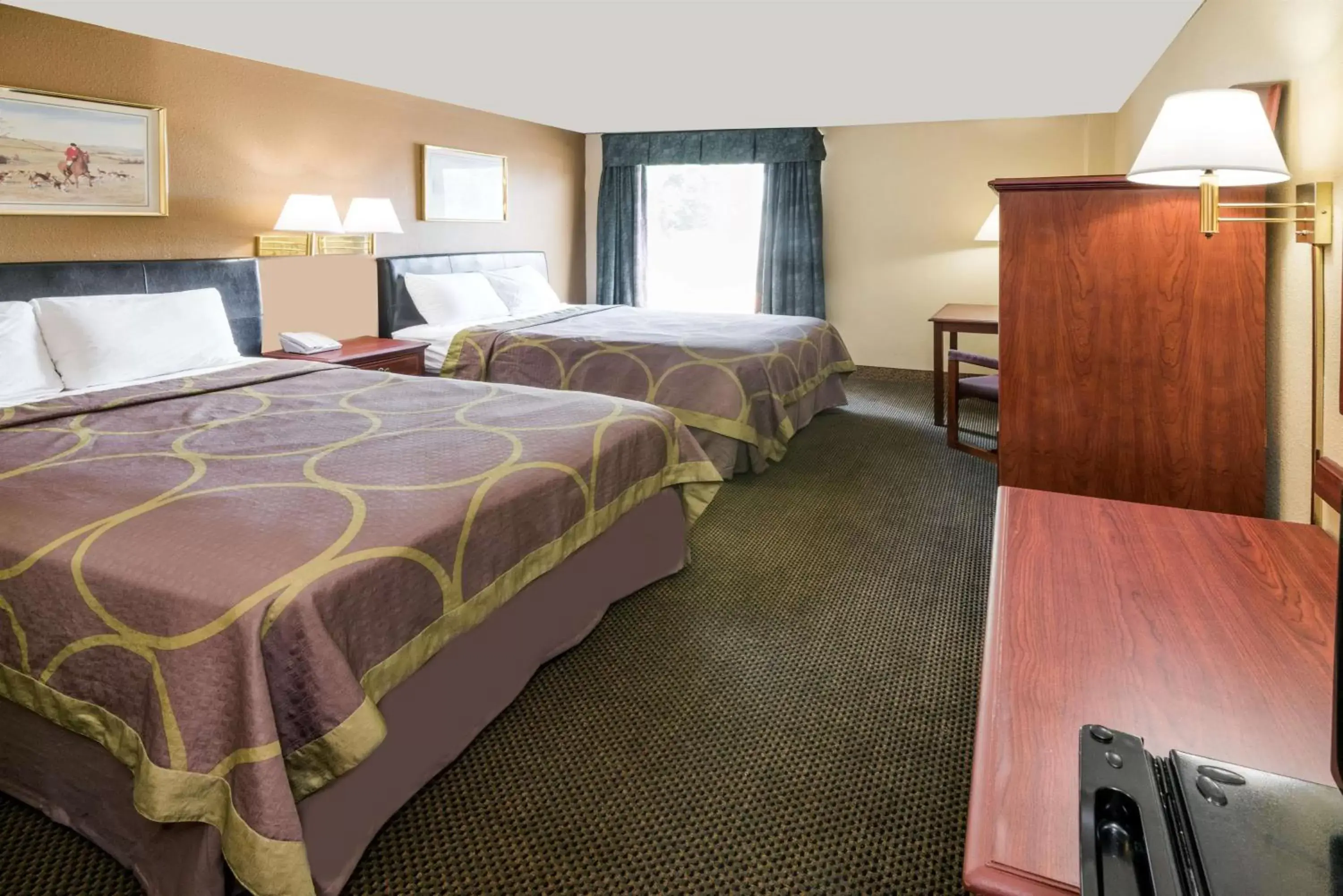 Deluxe Double Room with Two Double Beds - Non-Smoking in Super 8 by Wyndham Columbus