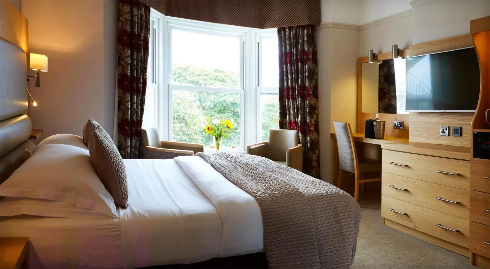 Bed in Crown Spa Hotel Scarborough by Compass Hospitality