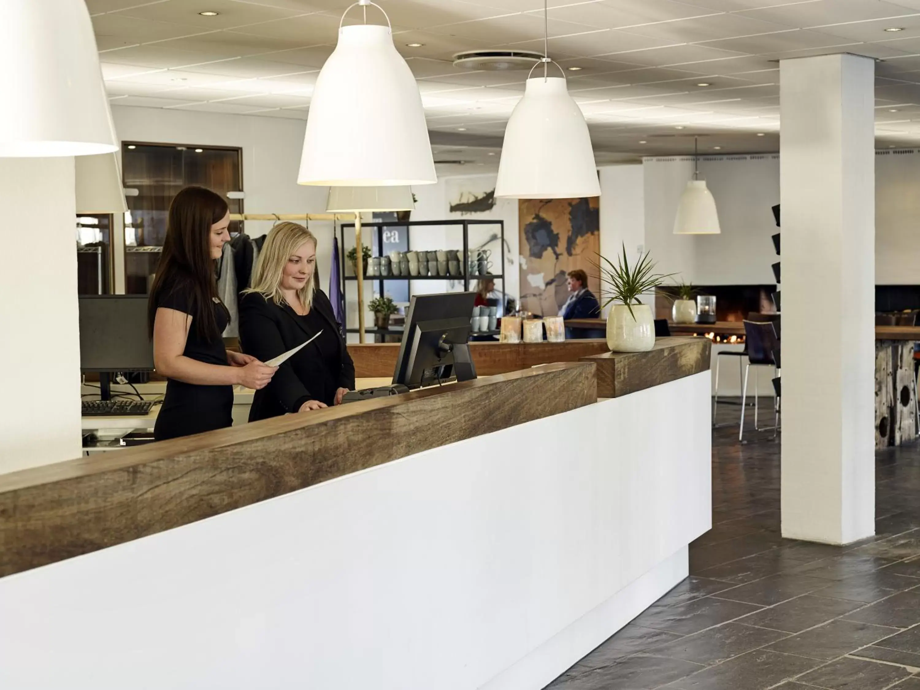 Lobby or reception in Comwell Roskilde