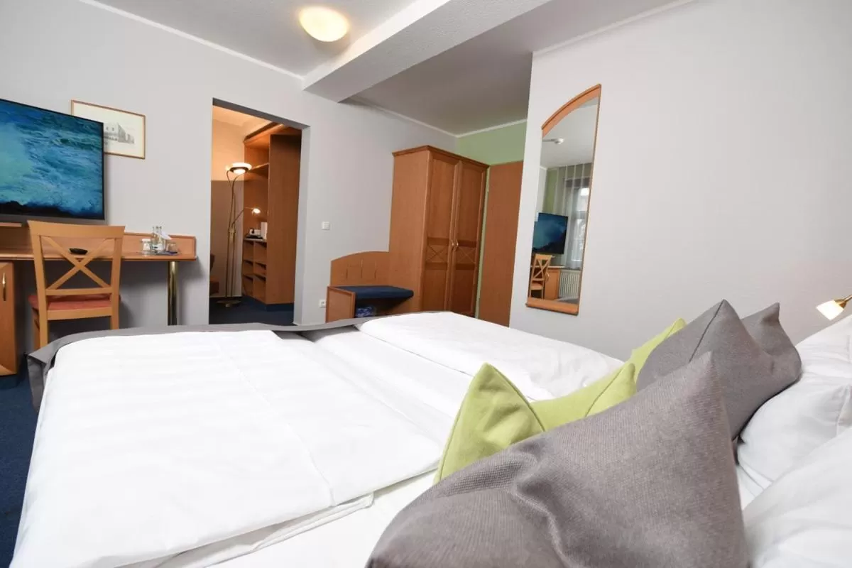 Bed in Hotel Anna Amalia