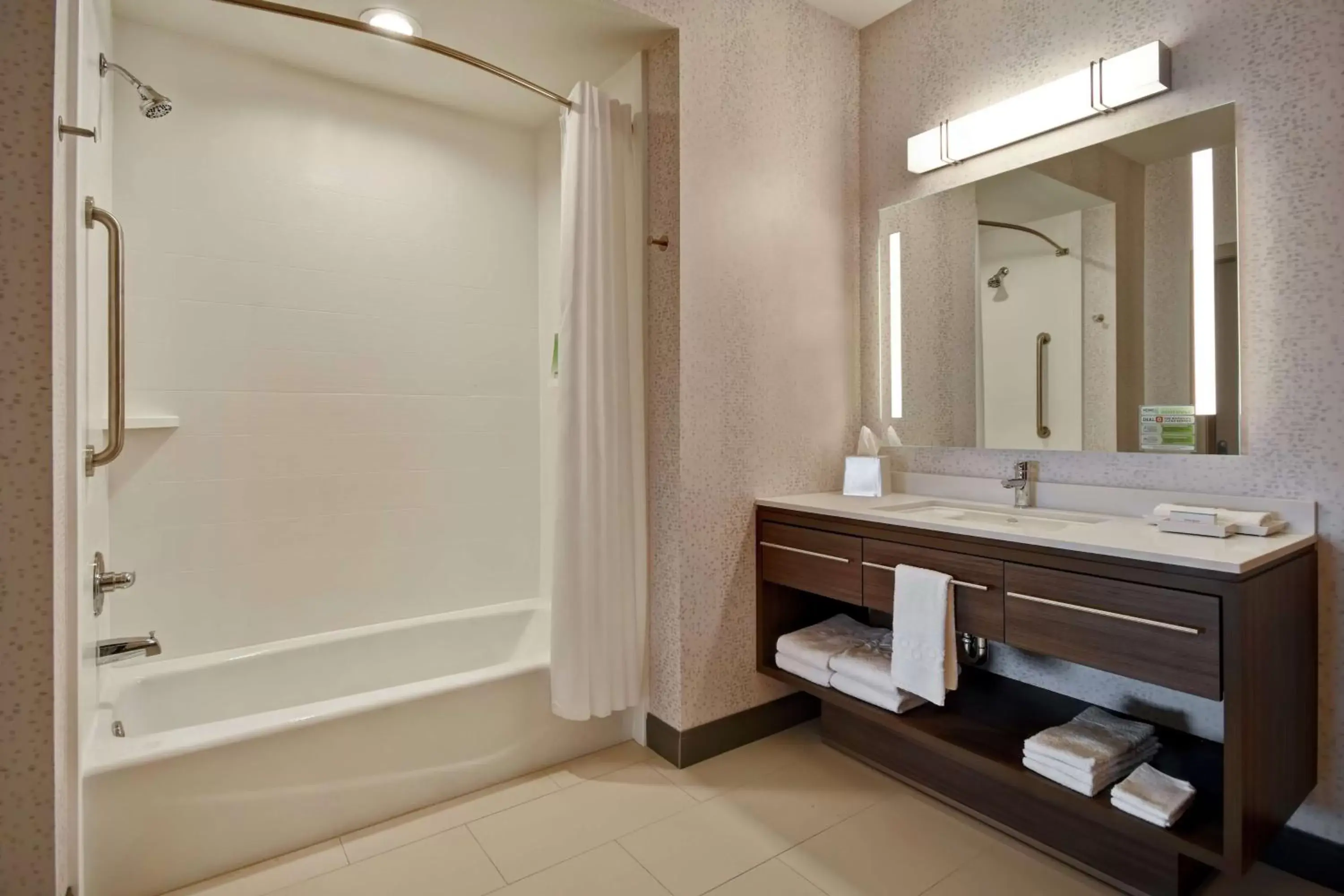 Bathroom in Home2 Suites by Hilton Wichita Northeast