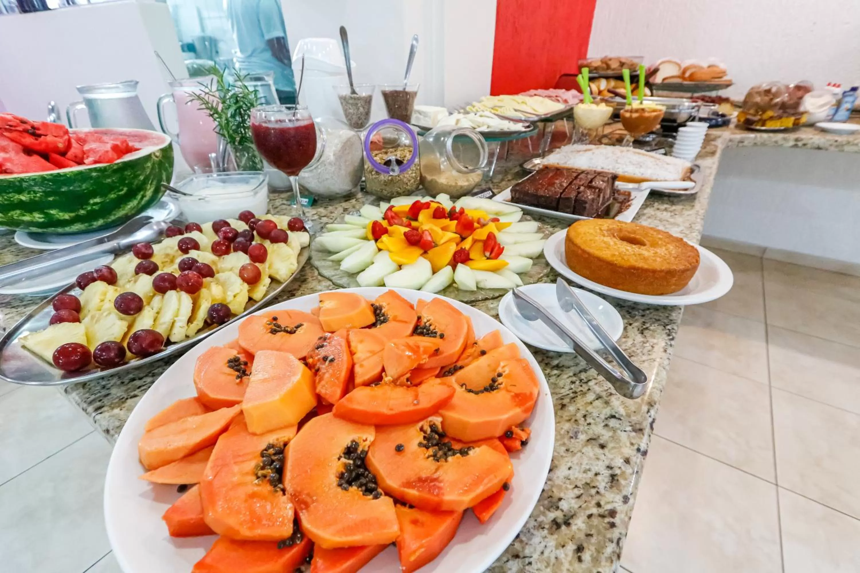 Food and drinks in Hotel Villa Quati