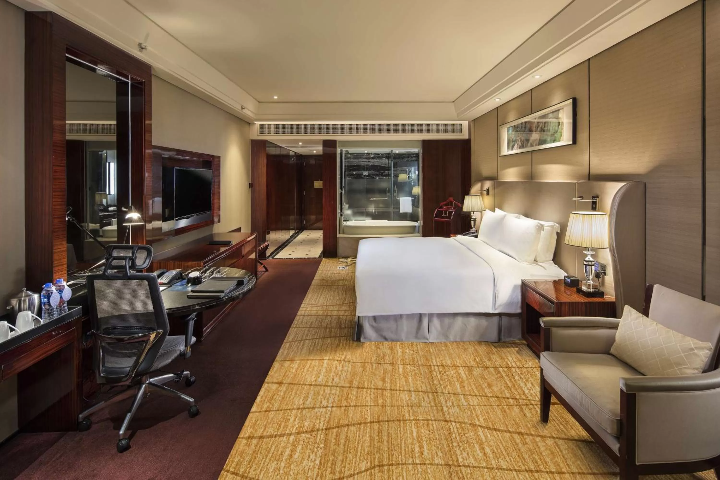 Bedroom, Bed in Hilton Foshan