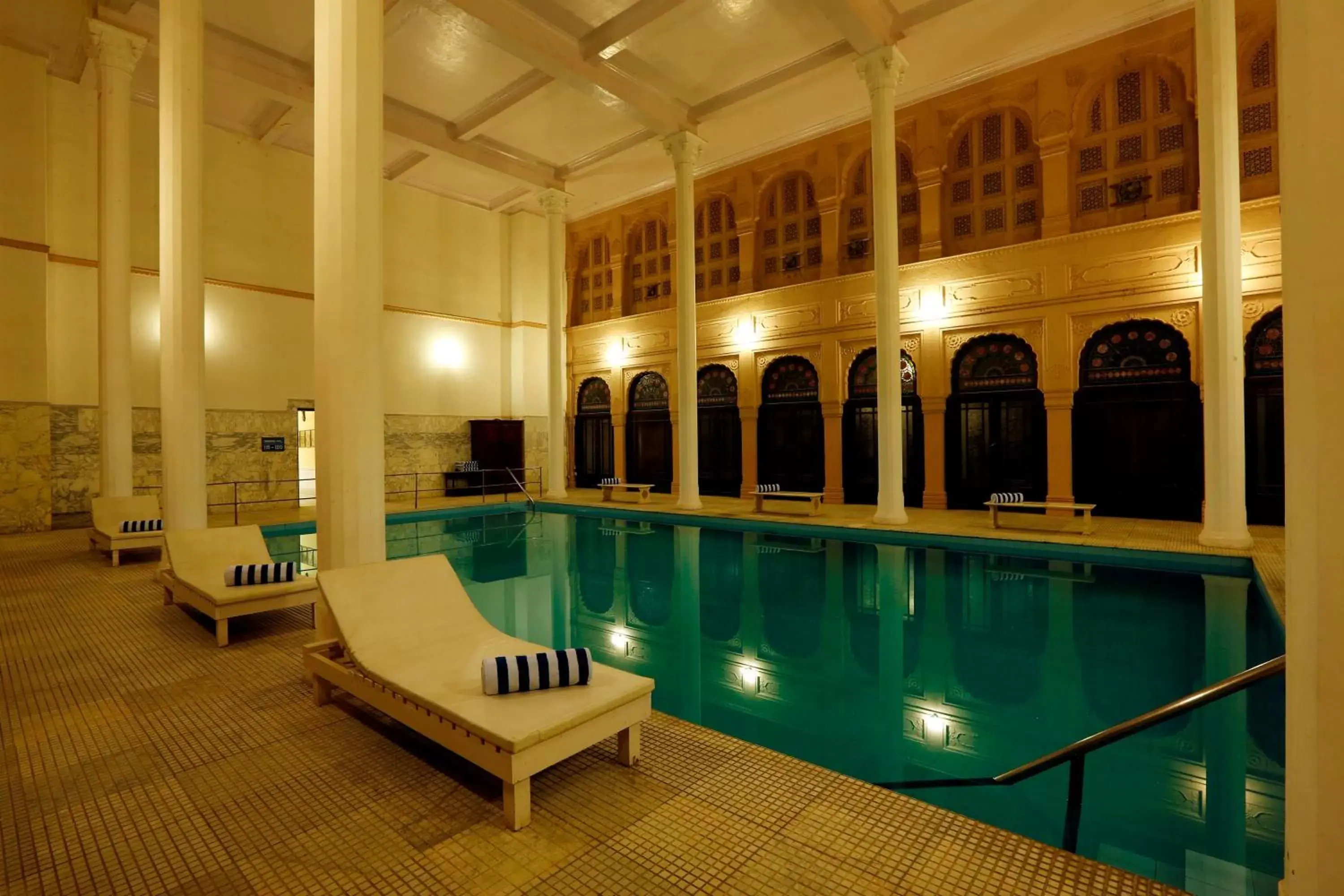 Swimming pool in The Lallgarh Palace - A Heritage Hotel Swimming pool in The Lallgarh Palace - A Heritage Hotel