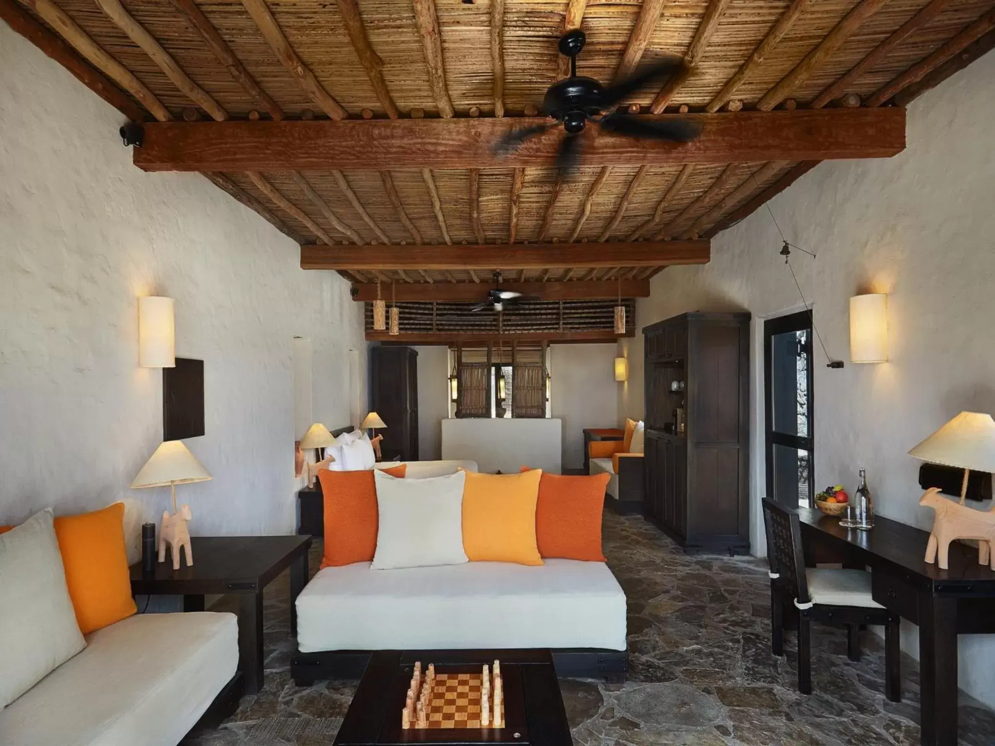 Living room, Seating Area in Six Senses Zighy Bay