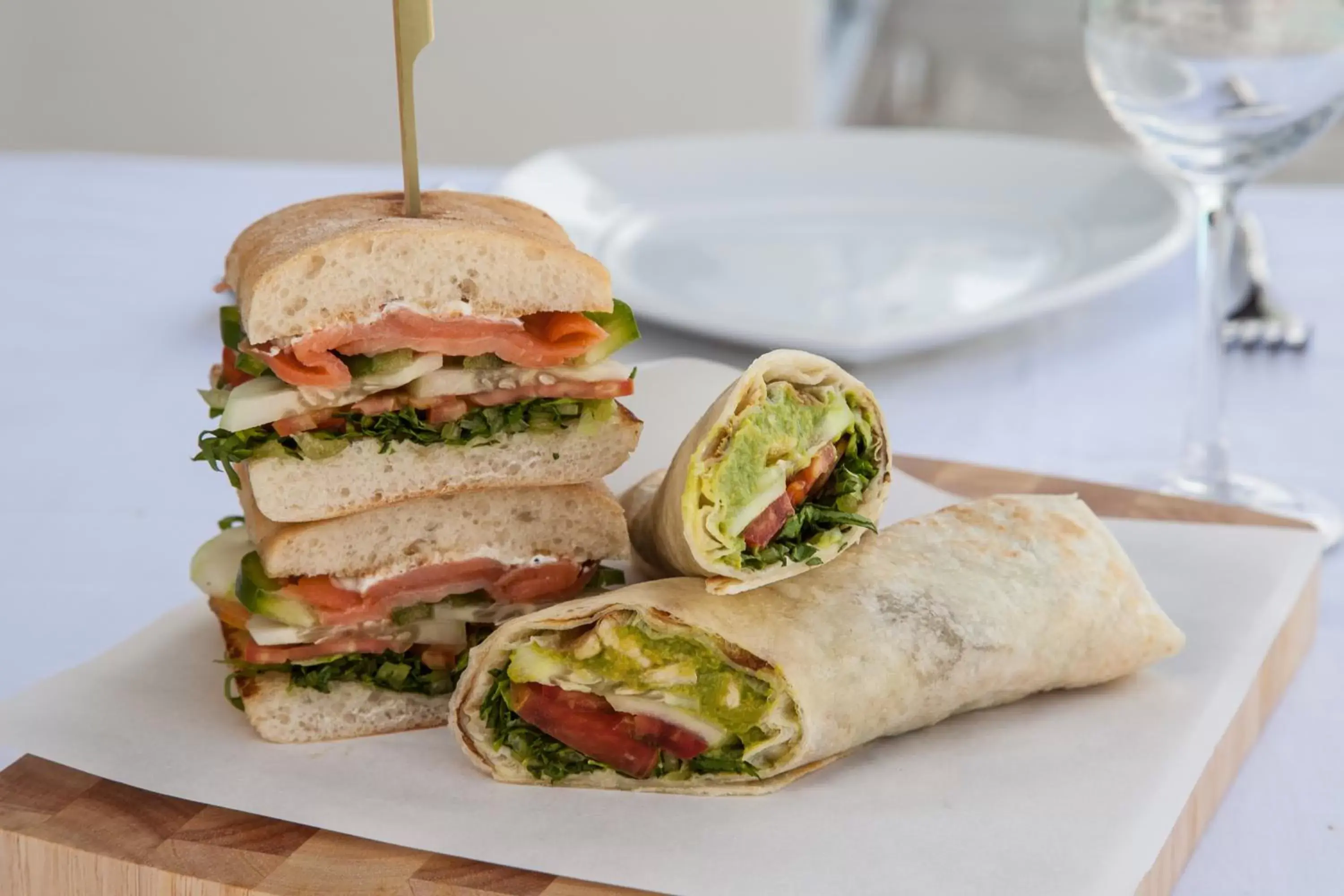 Food close-up in The Privilege Hotel Ezra Beach Club Food close-up in The Privilege Hotel Ezra Beach Club