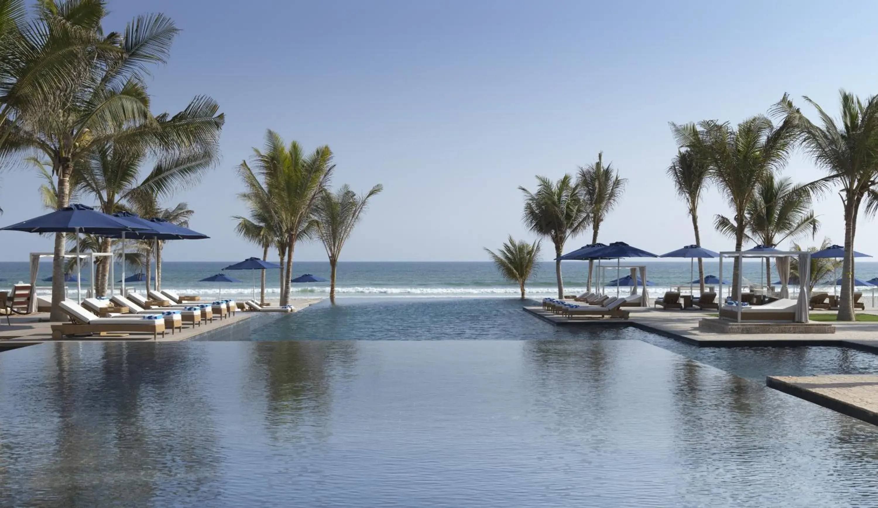 Pool view in Al Baleed Resort Salalah by Anantara