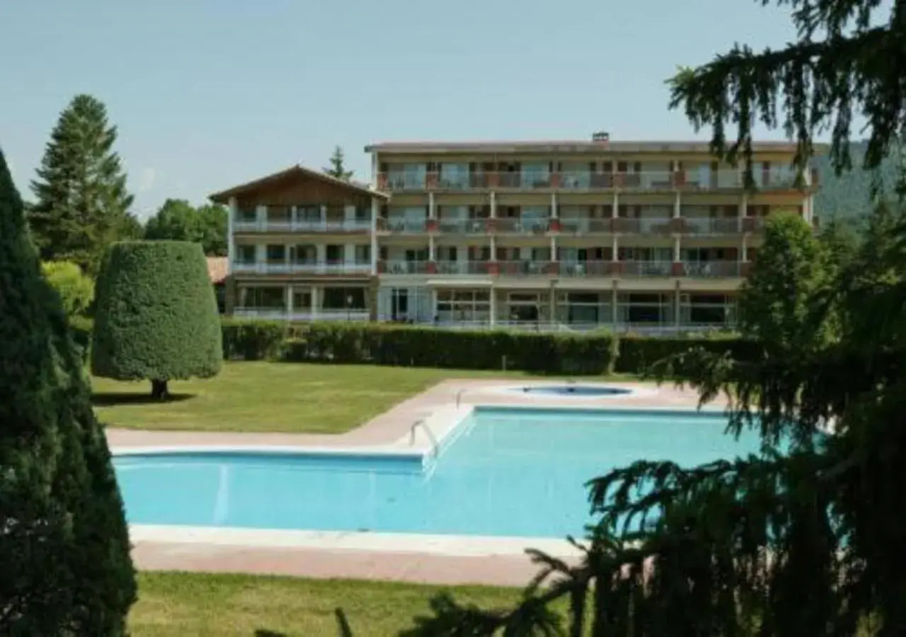 Pool view, Swimming Pool in Hotel Solana del Ter