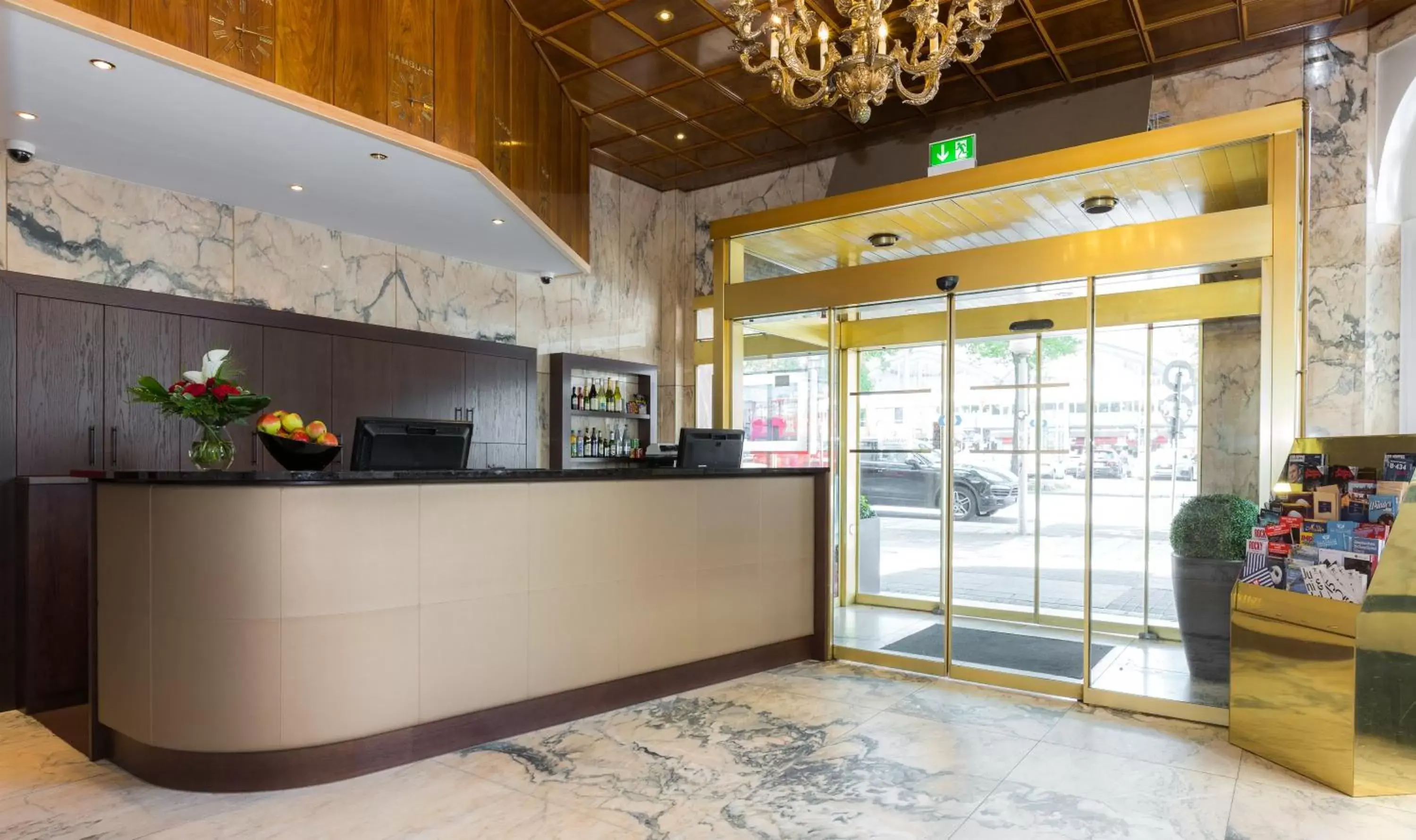 Decorative detail, Lobby/Reception in Hotel Fürst Bismarck