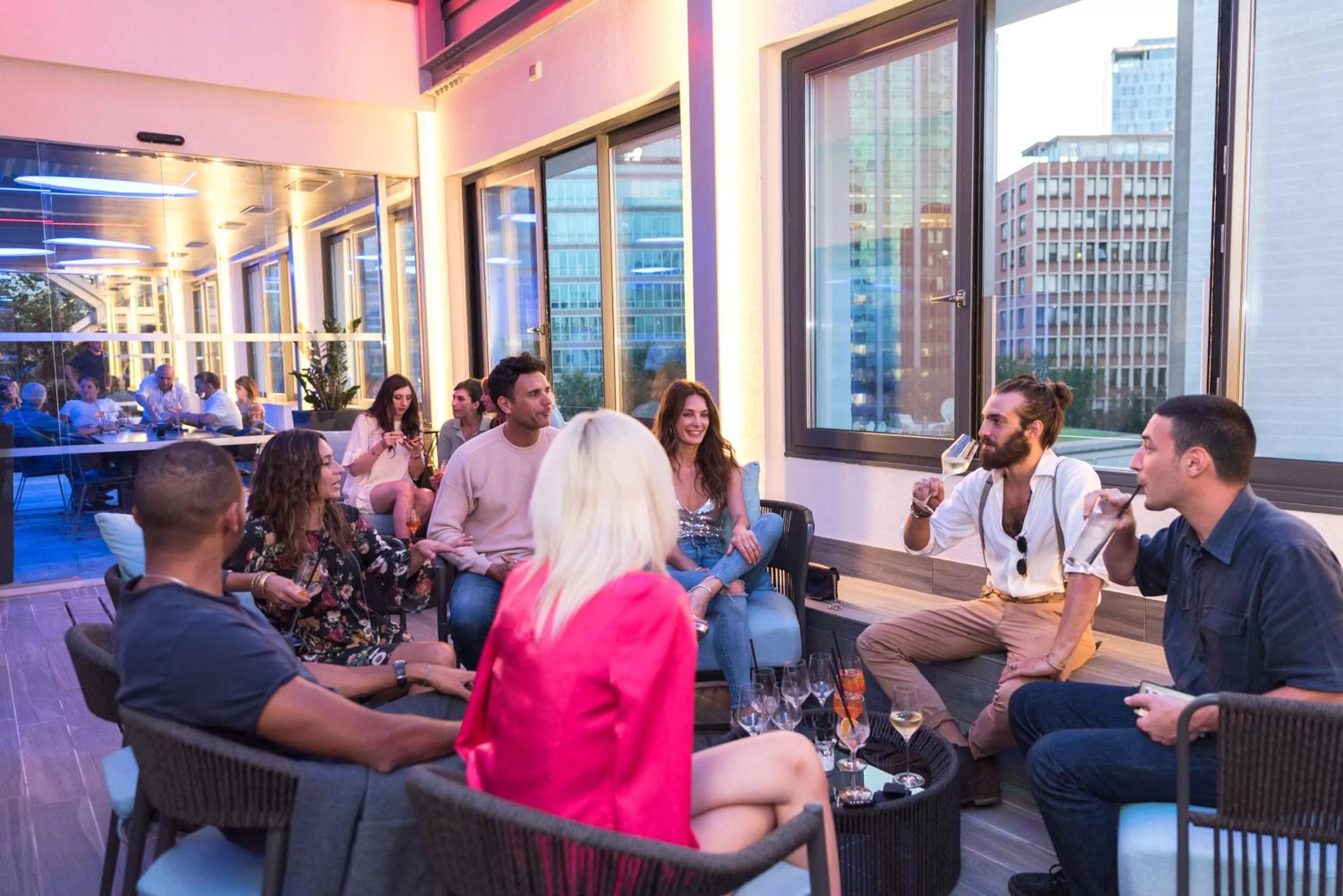 Balcony/Terrace in iQ Hotel Milano
