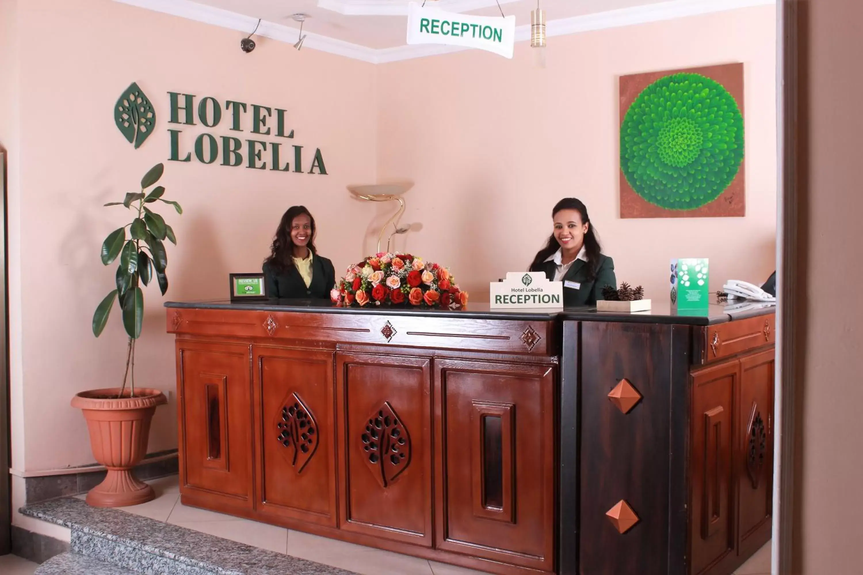 Staff, Lobby/Reception in Hotel Lobelia