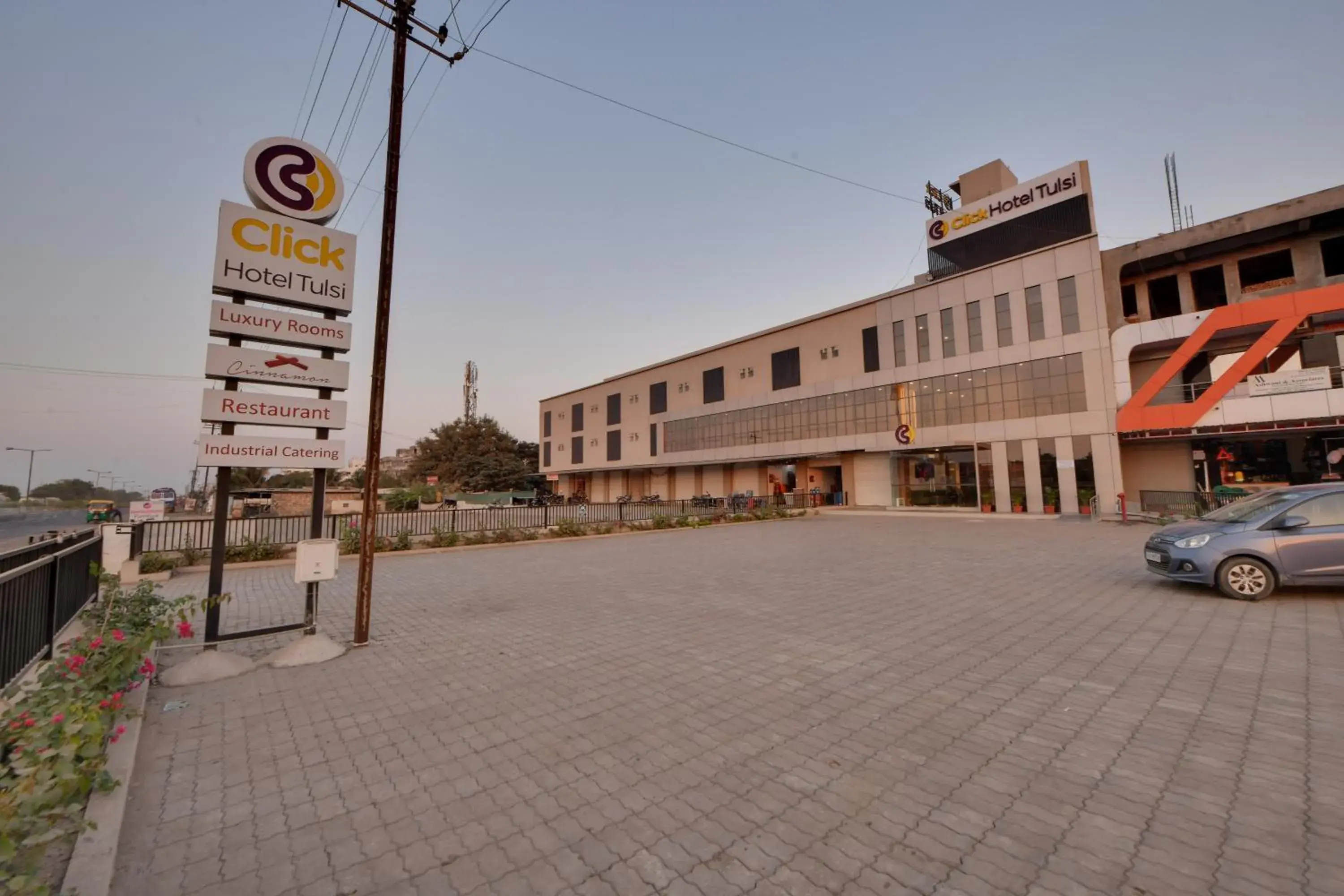 Property Building in Click Hotel Tulsi