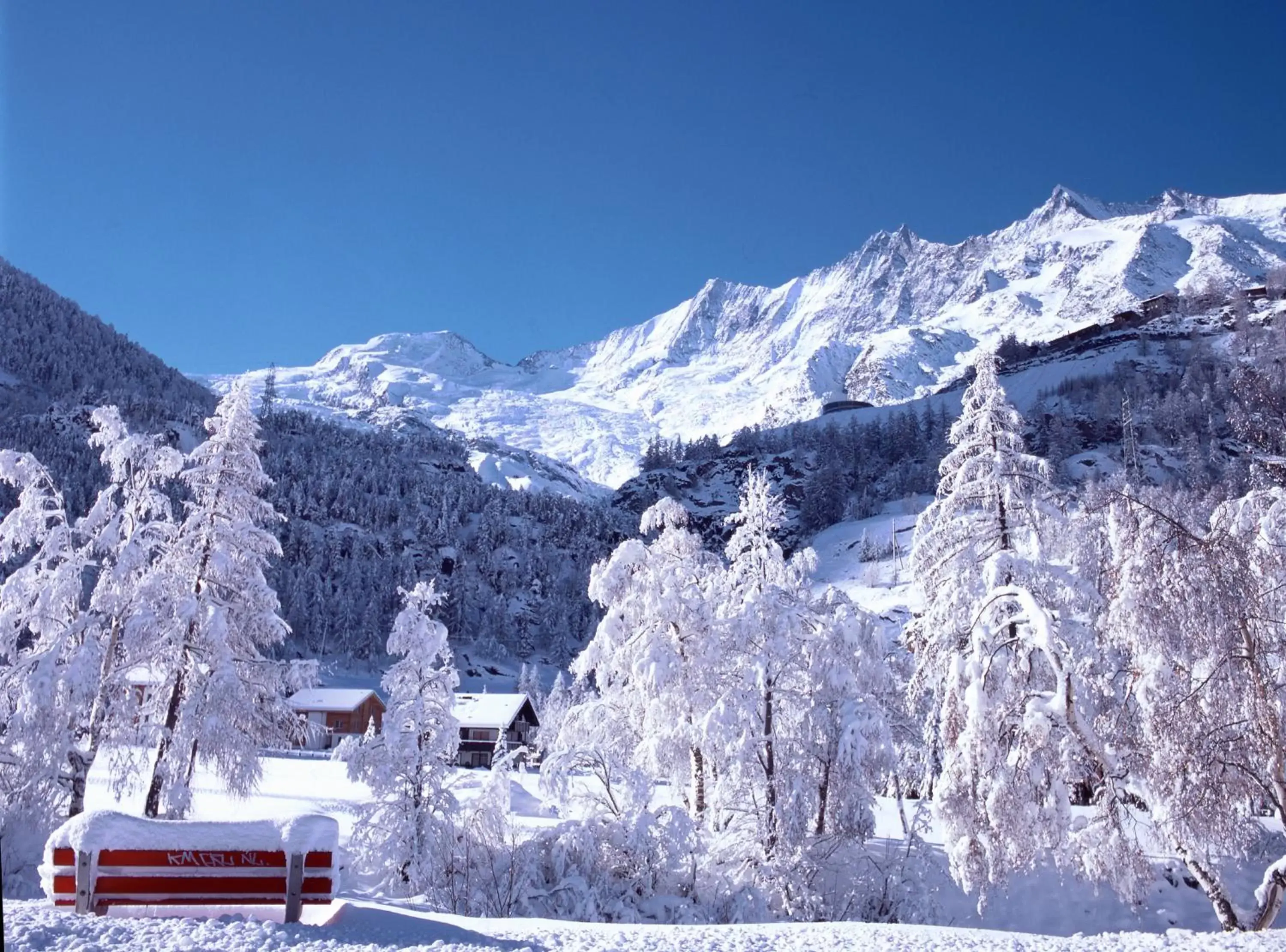 Natural landscape, Winter in Hotel Allalin