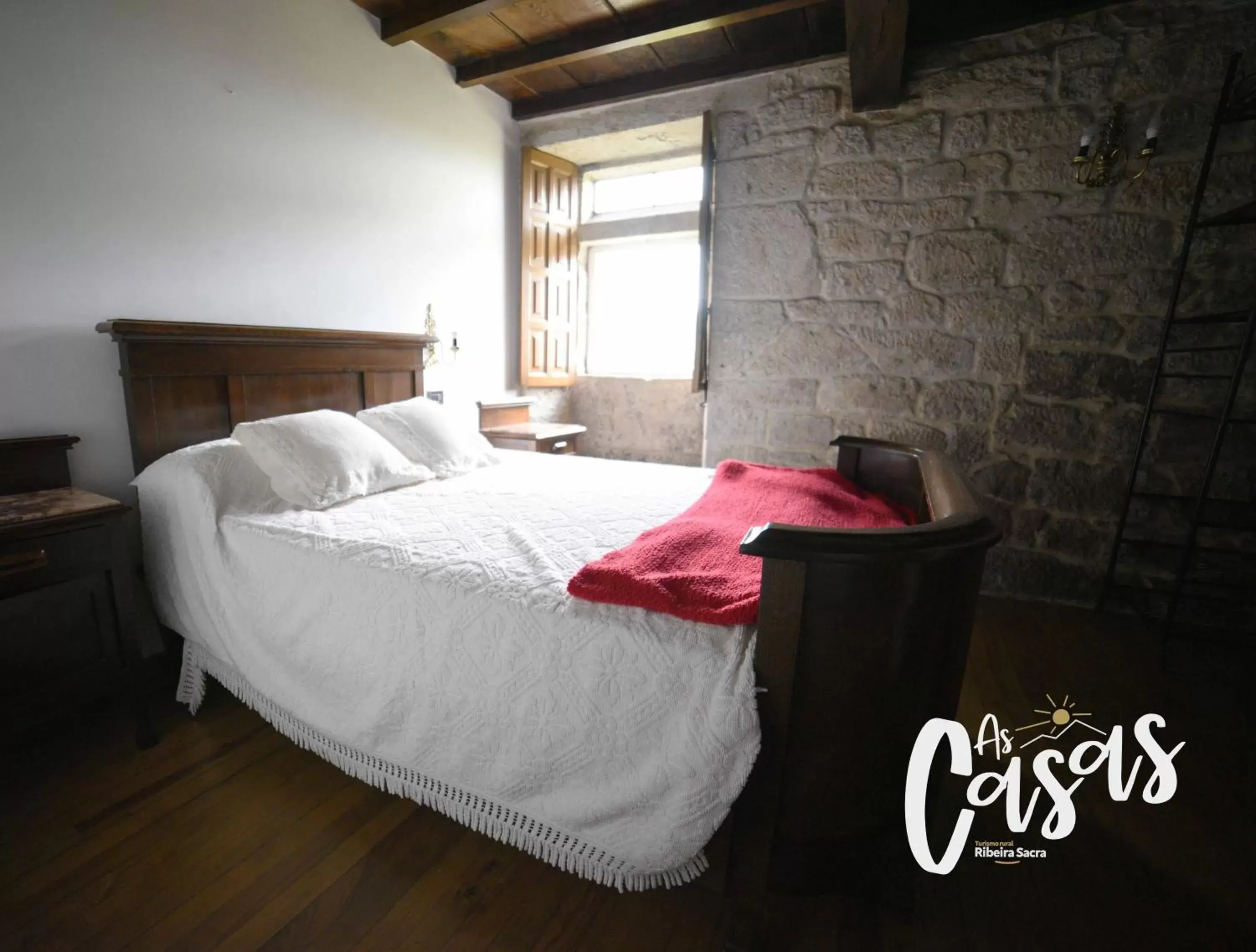 Bed in As Casas Ribeira Sacra