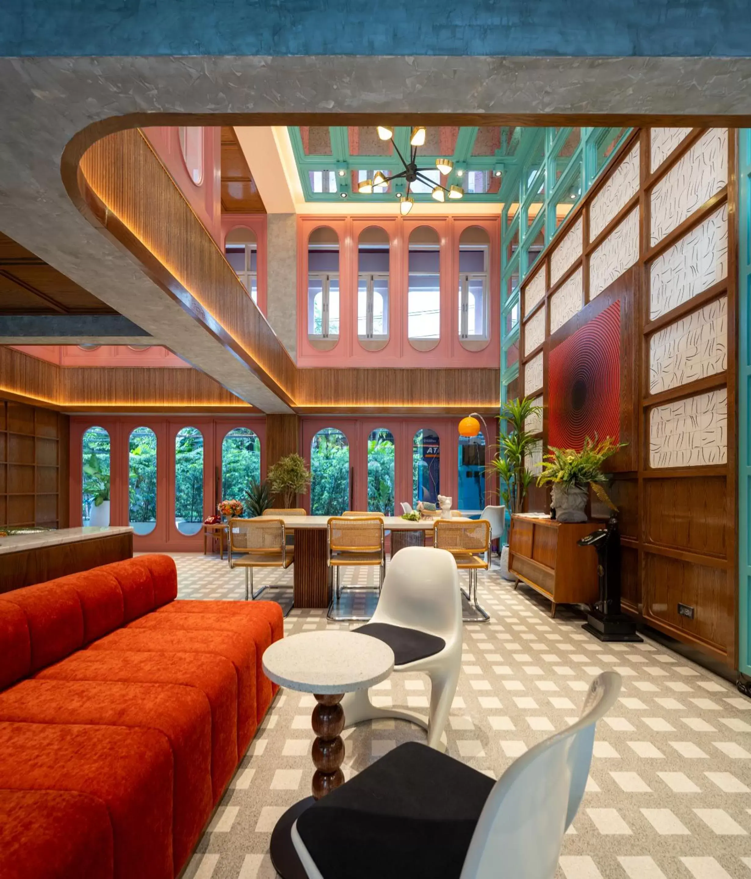 Lobby or reception, Lounge/Bar in Miami Hotel Bangkok - SHA Plus