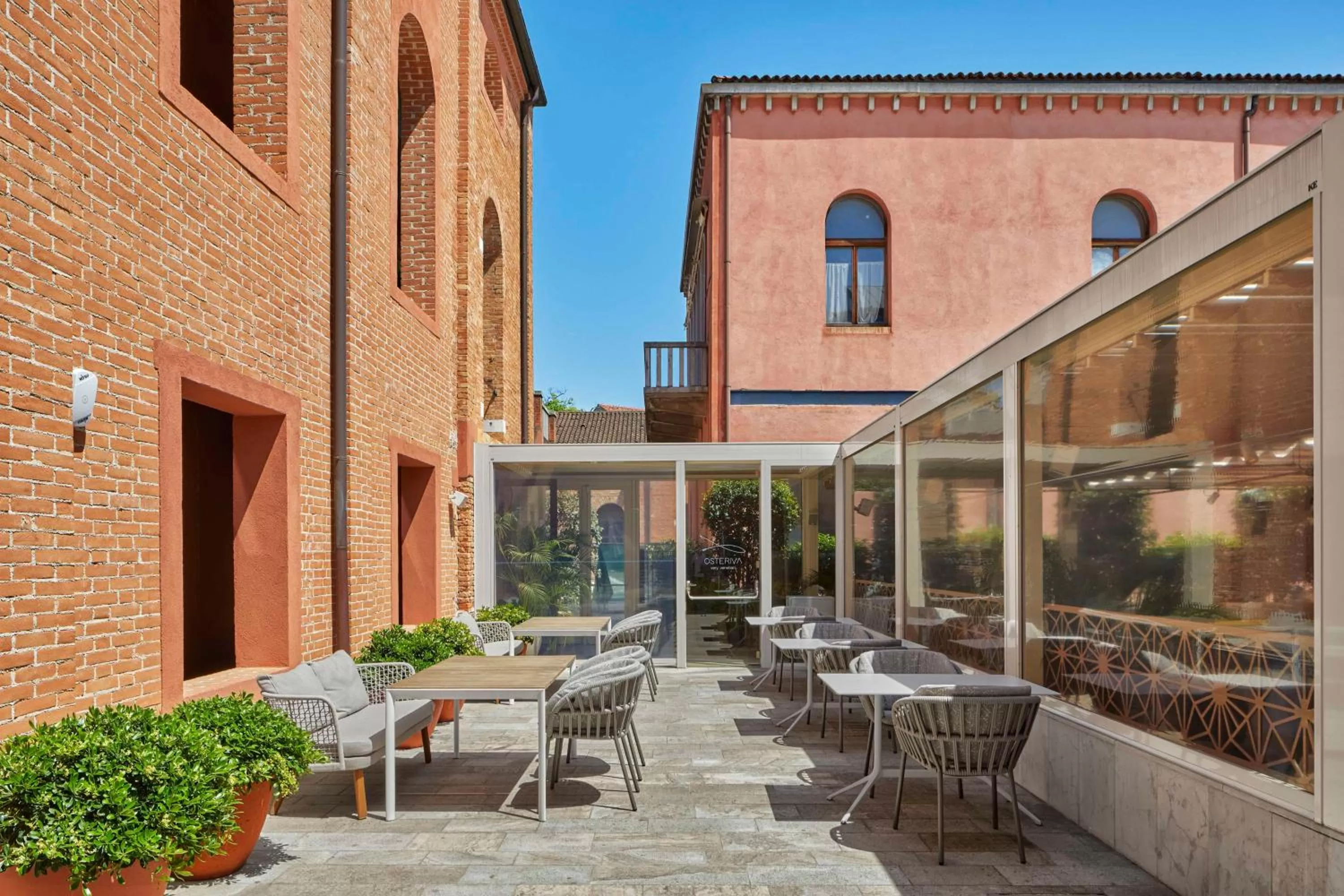 Patio in Hyatt Centric Murano Venice