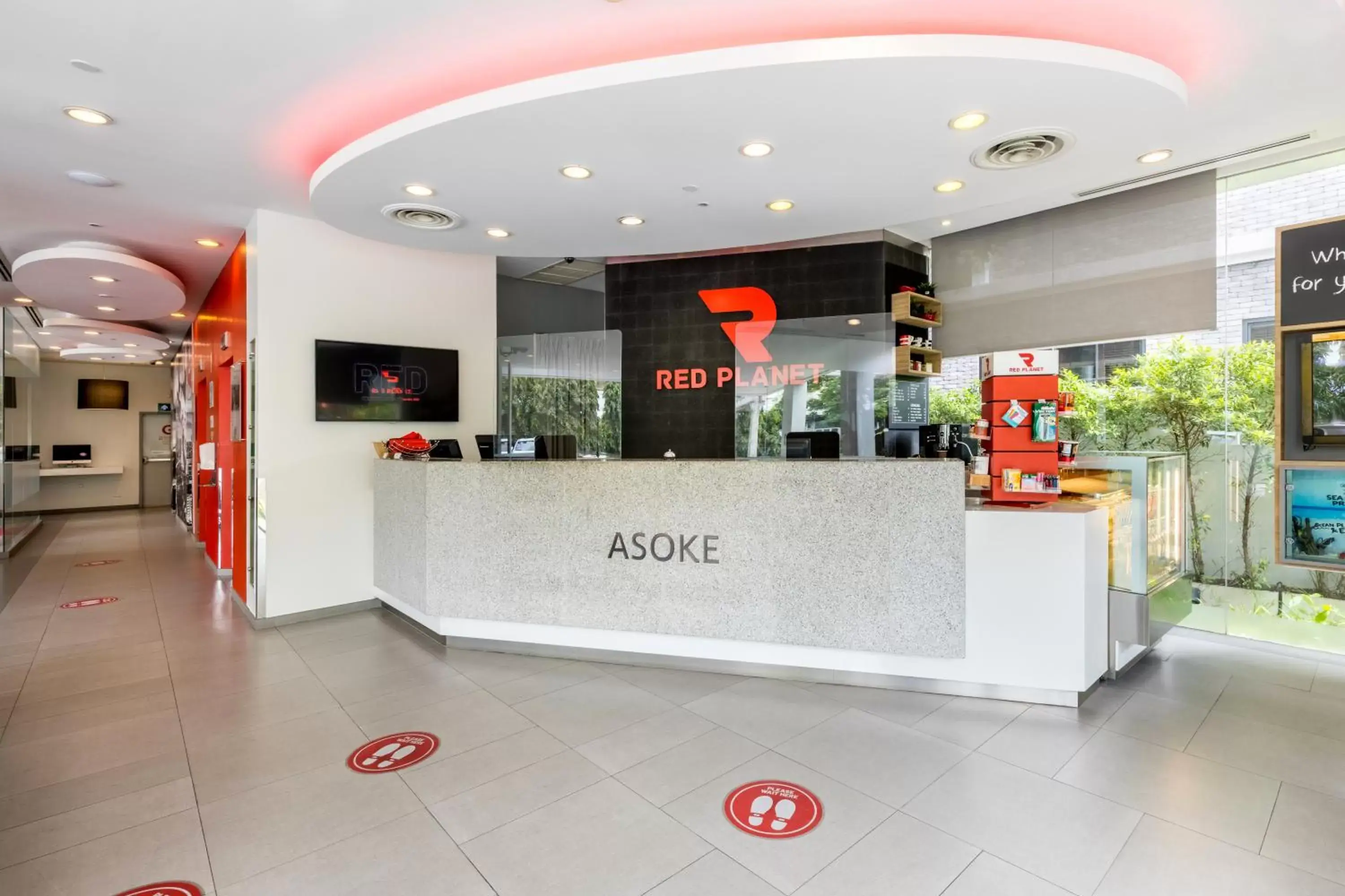 Lobby or reception, Lobby/Reception in Red Planet Bangkok Asoke - SHA Extra Plus