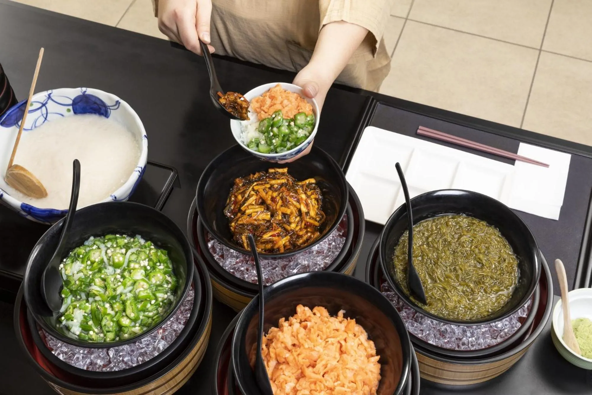 Breakfast in Yumoto Noboribetsu