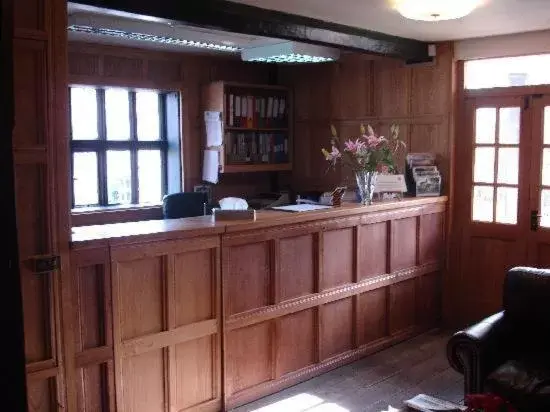 Lobby/Reception in The Radnorshire Arms Hotel