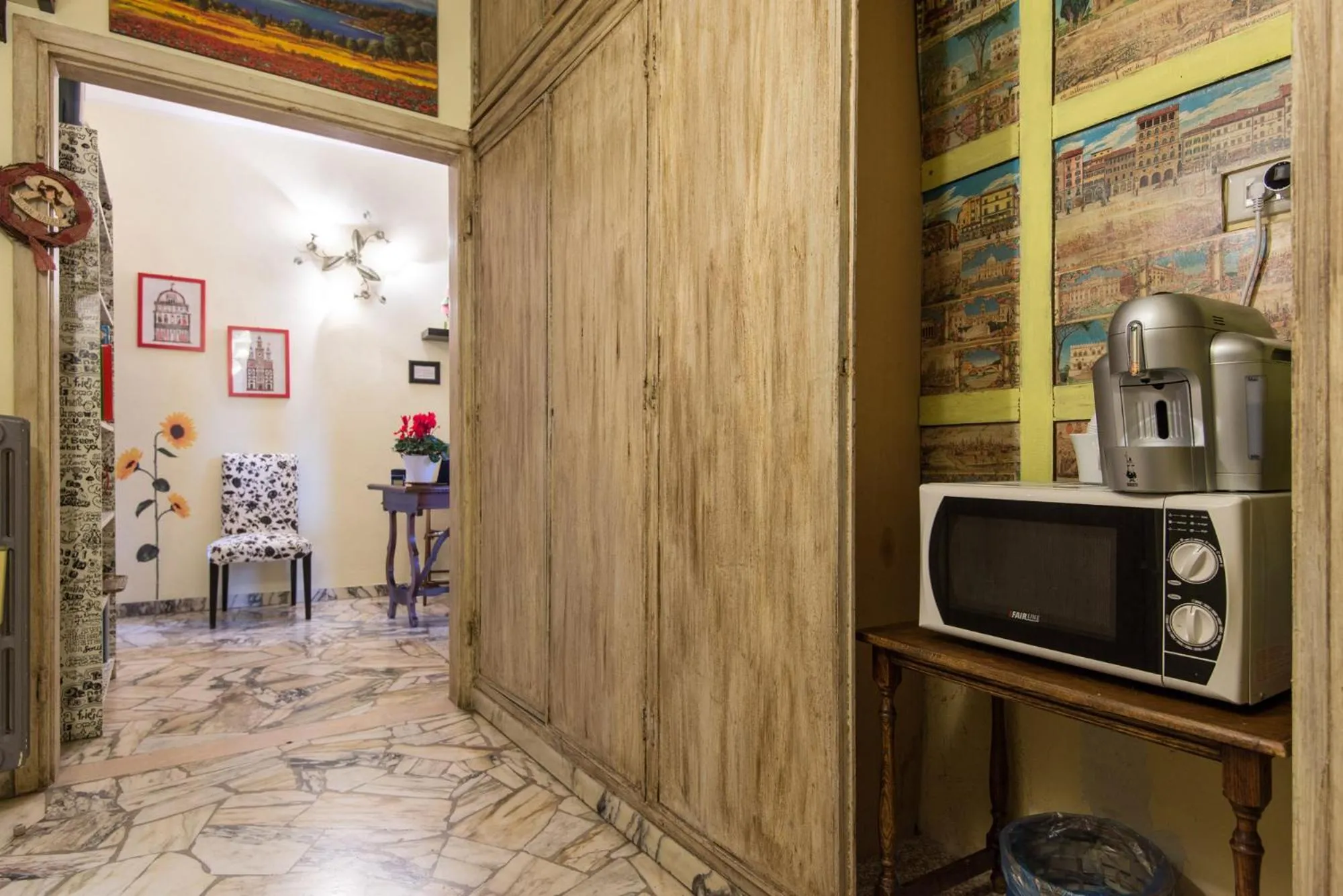 Lobby or reception in Soggiorno Fortezza Fiorentina