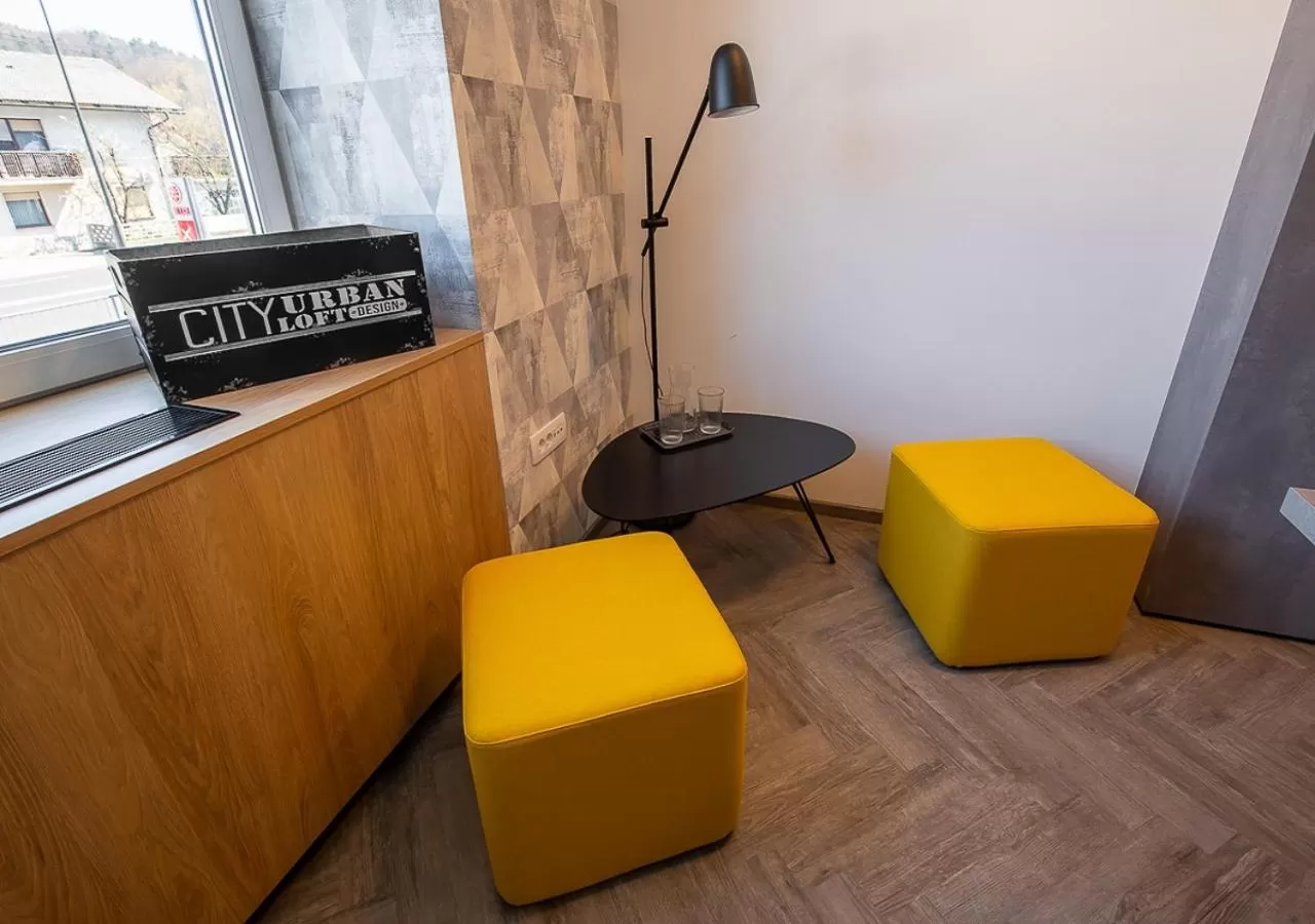 Seating area in Urban Ring Hotel