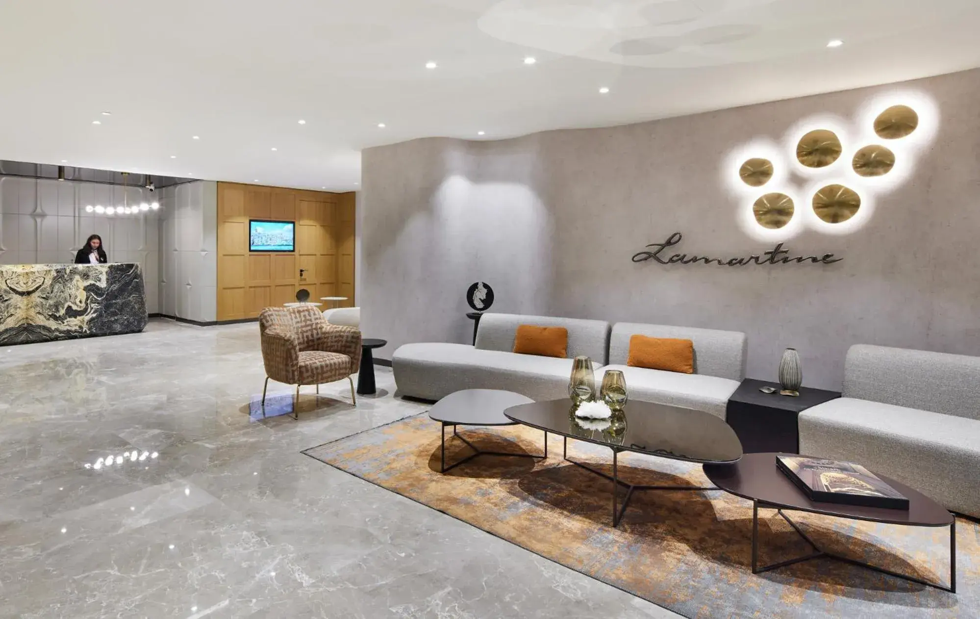 Property building, Lobby/Reception in Lamartine Hotel