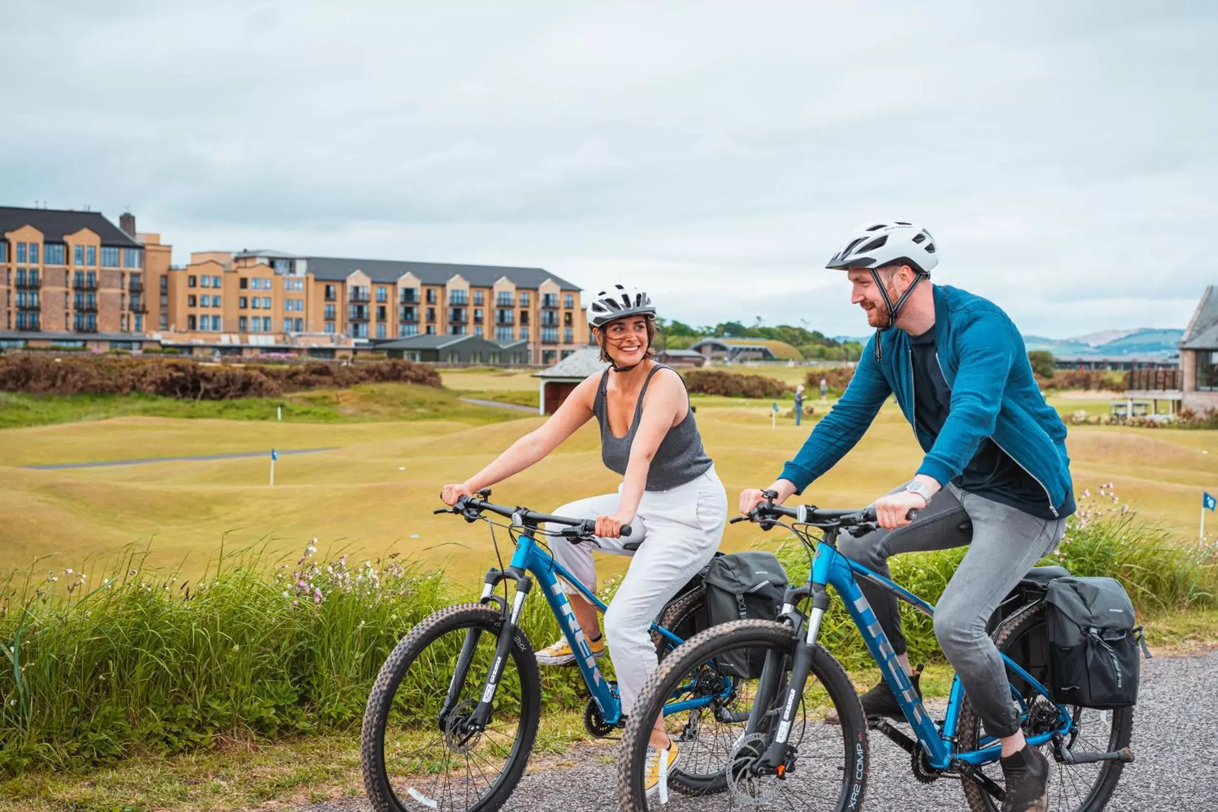Property building, Biking in Old Course Hotel St Andrews