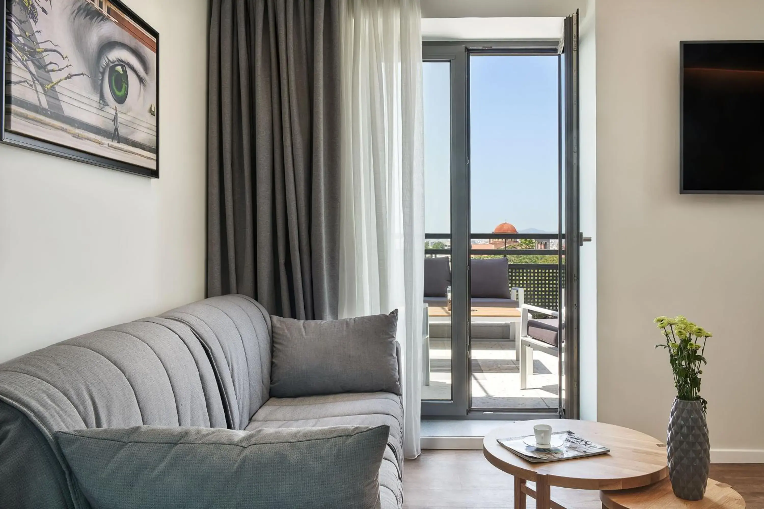 Balcony/Terrace, Seating Area in NLH KERAMEIKOS - Neighborhood Lifestyle Hotels