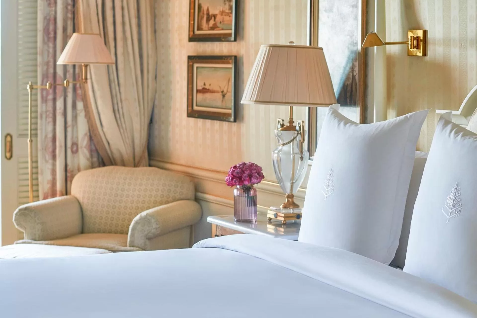 Bed in Four Seasons Hotel Alexandria At San Stefano