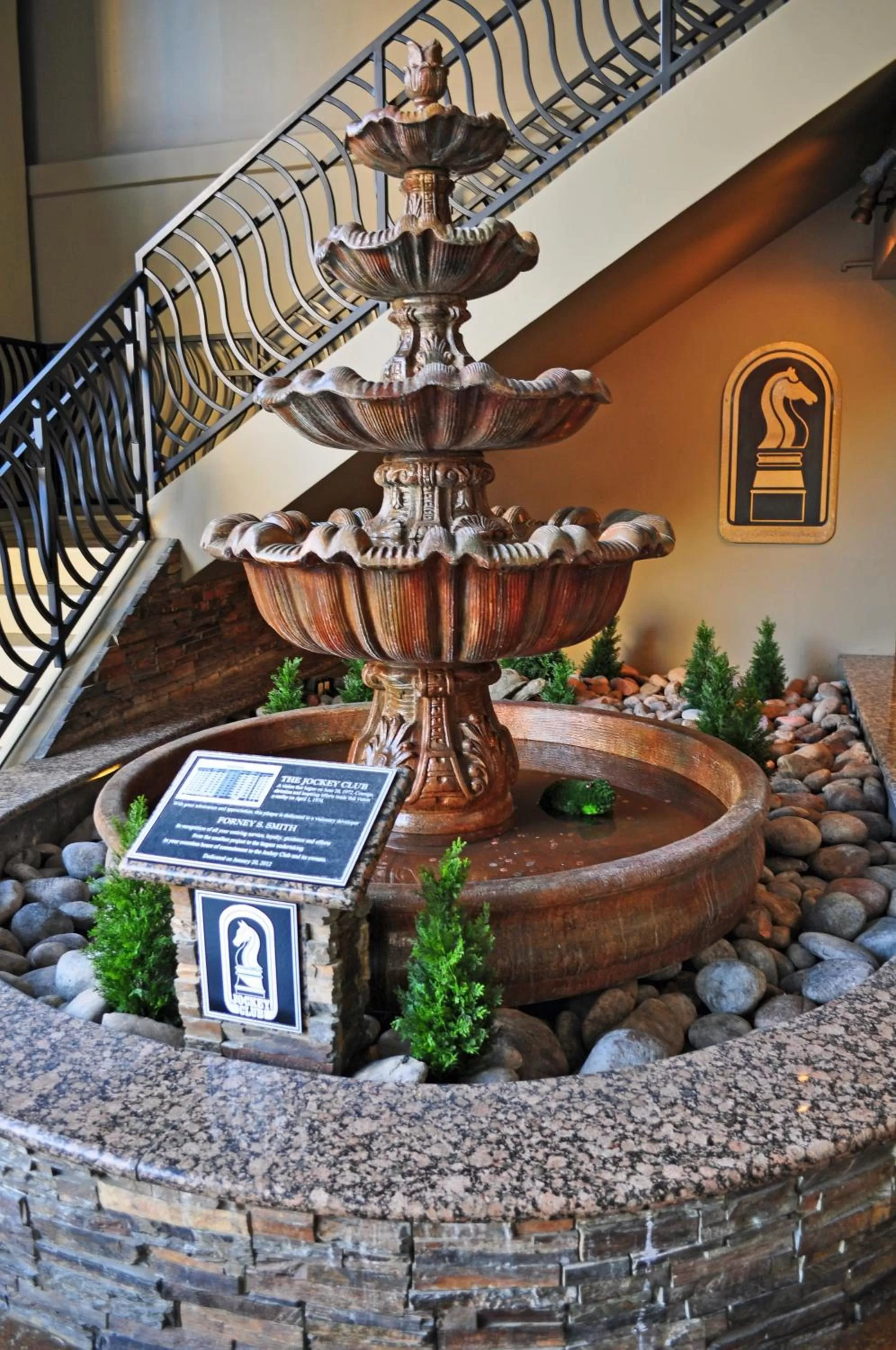 Decorative detail in Jockey Club Suites