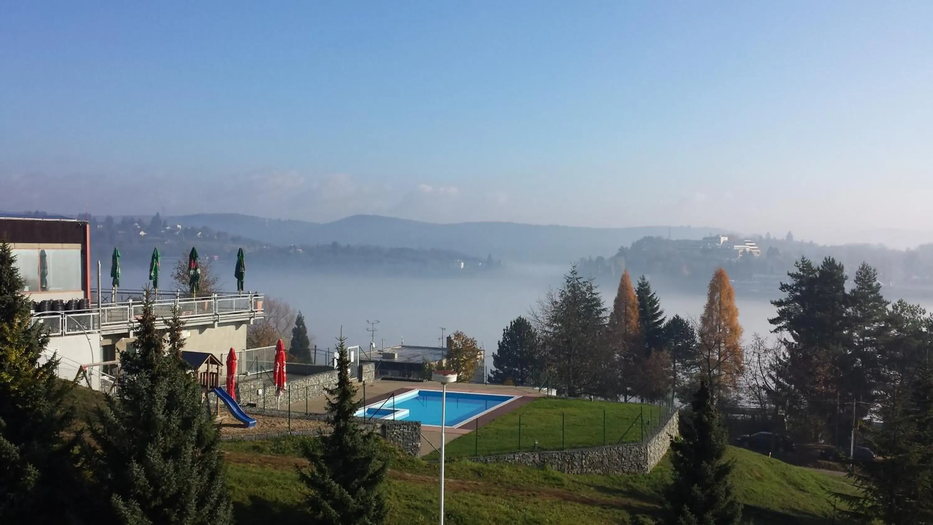 View (from property/room), Pool View in Hotel Rakovec