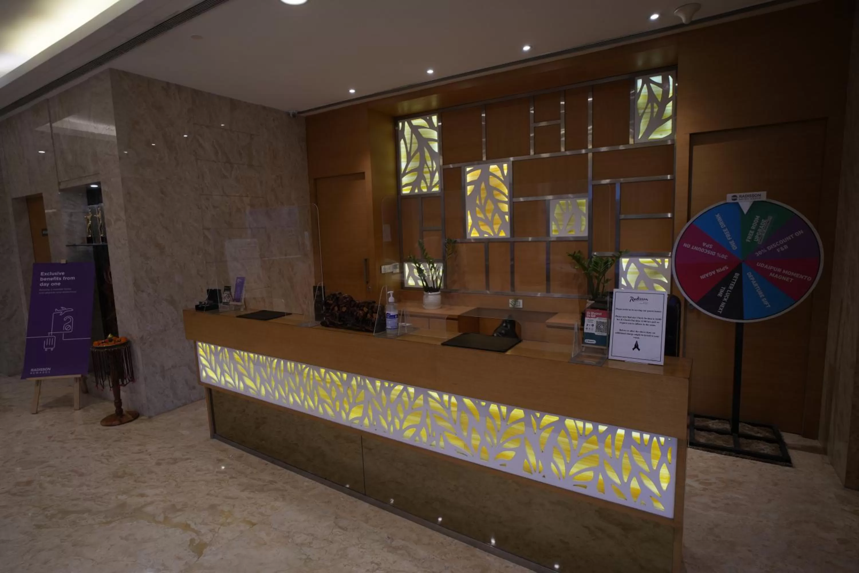 Lobby or reception in Radisson Udaipur