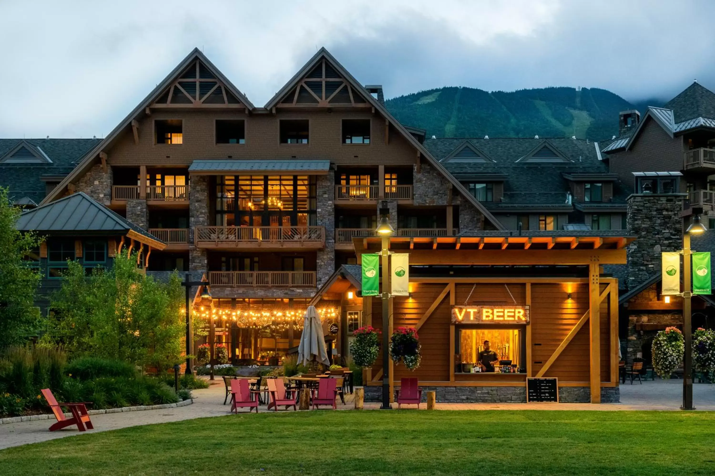 Property building in The Lodge at Spruce Peak, a Destination by Hyatt Residence