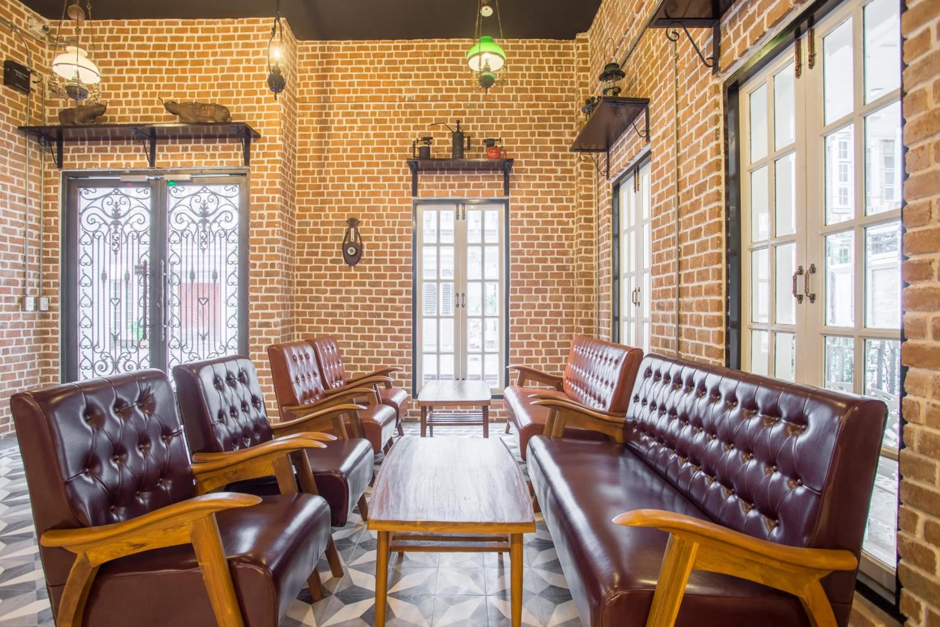 Lobby or reception in X9Hostel