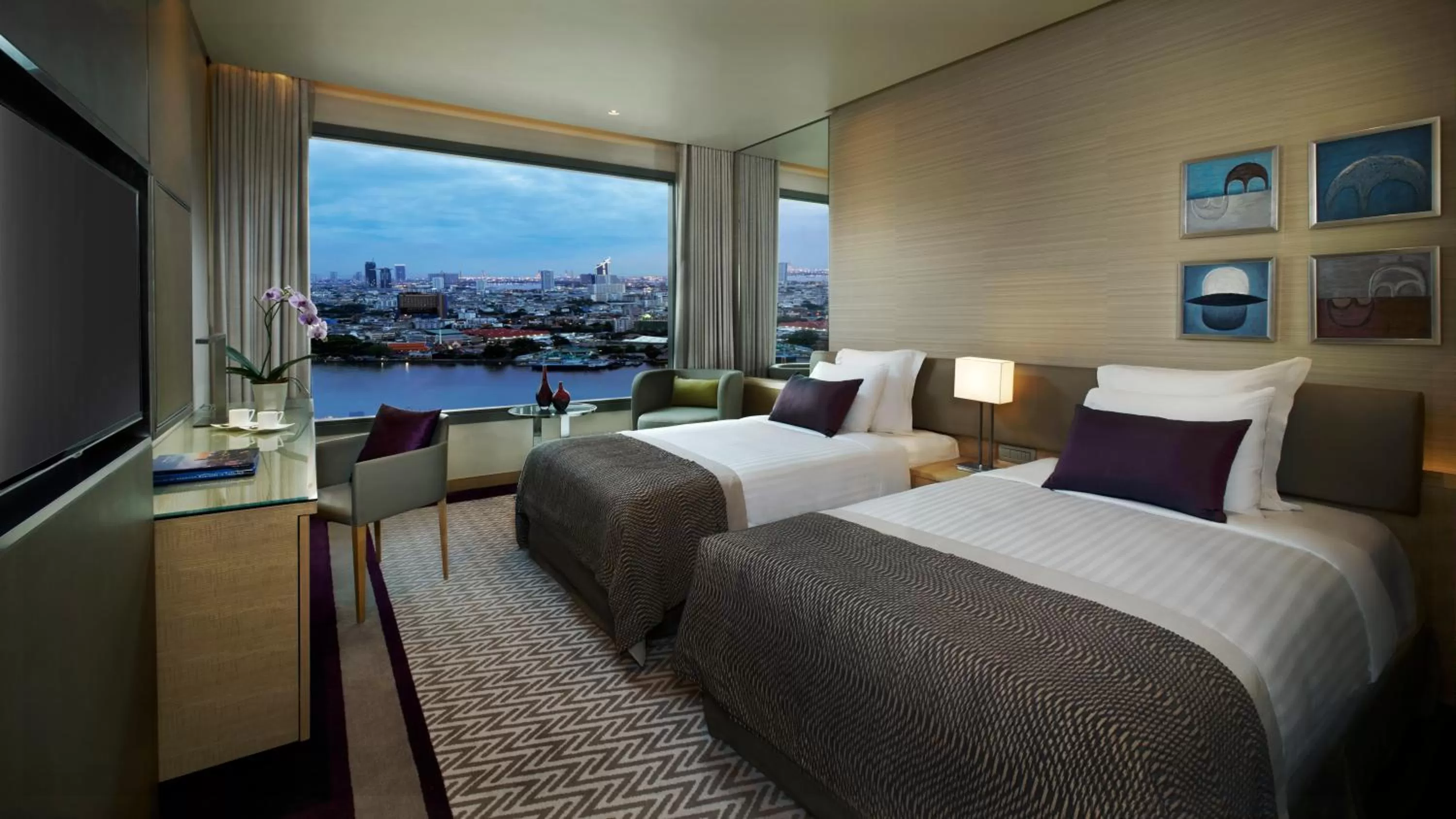 Photo of the whole room, Bed in Avani Plus Riverside Bangkok Hotel