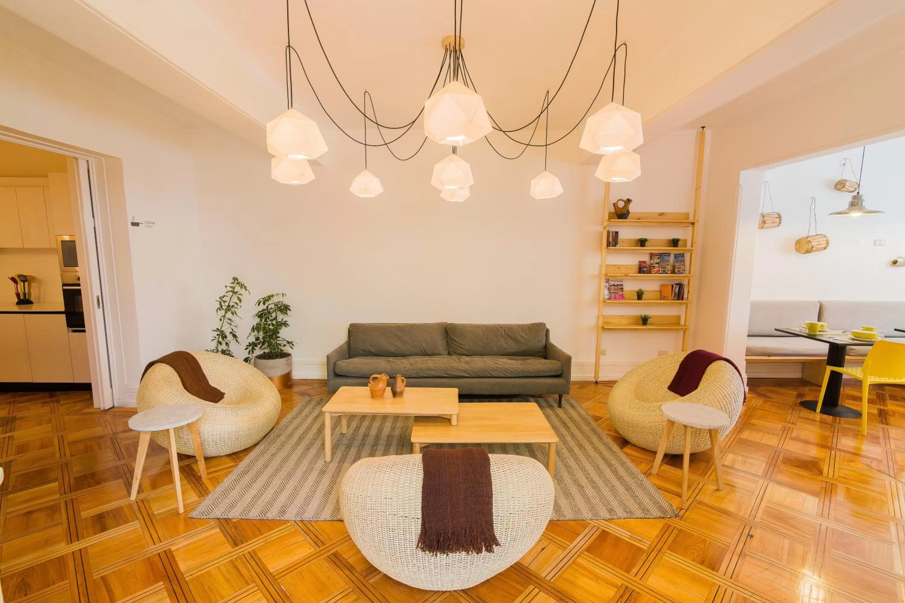 Communal lounge/ TV room in Casa Baquedano