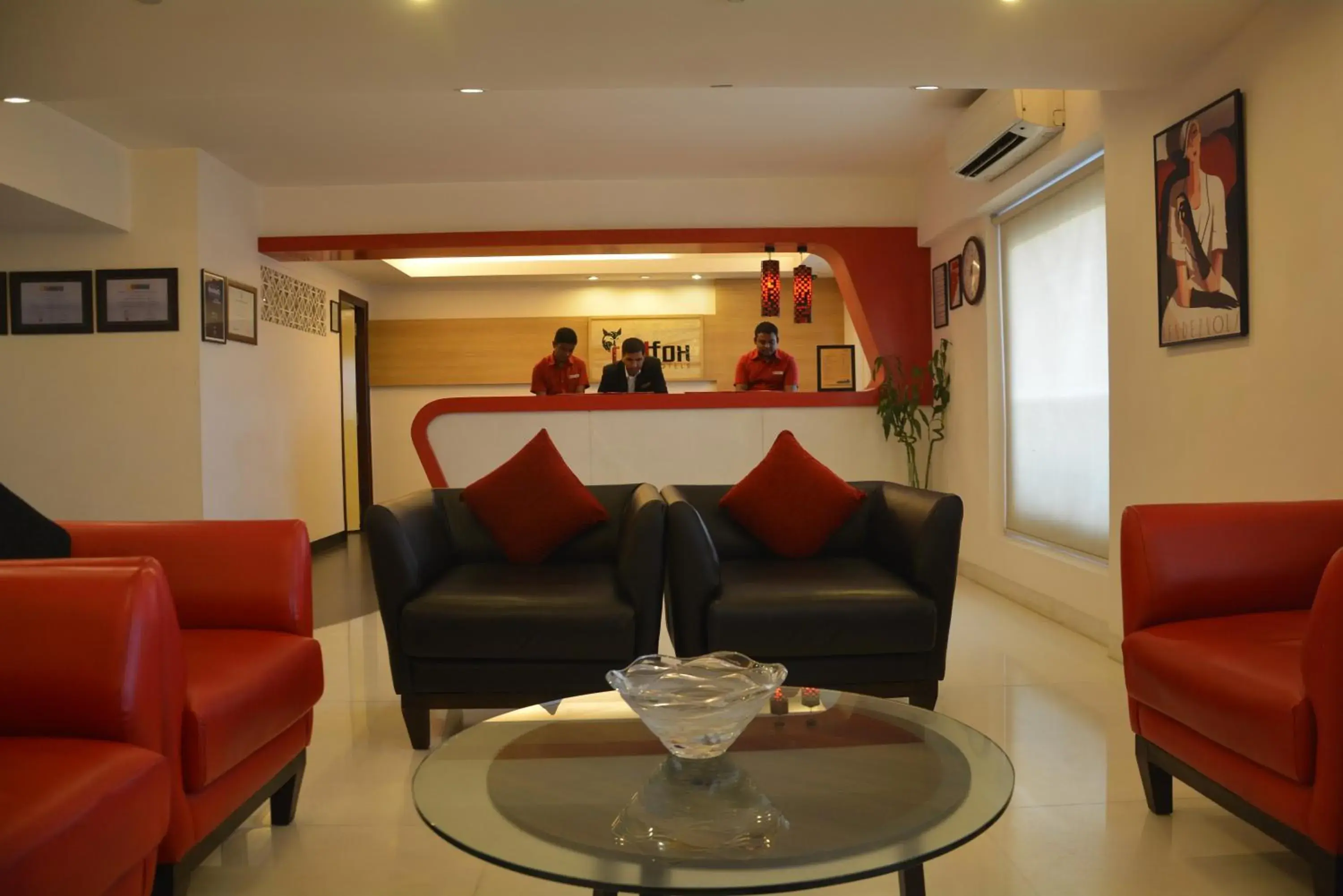 Lobby or reception in Red Fox by Lemon Tree Hotels, Jaipur Lobby or reception in Red Fox by Lemon Tree Hotels, Jaipur