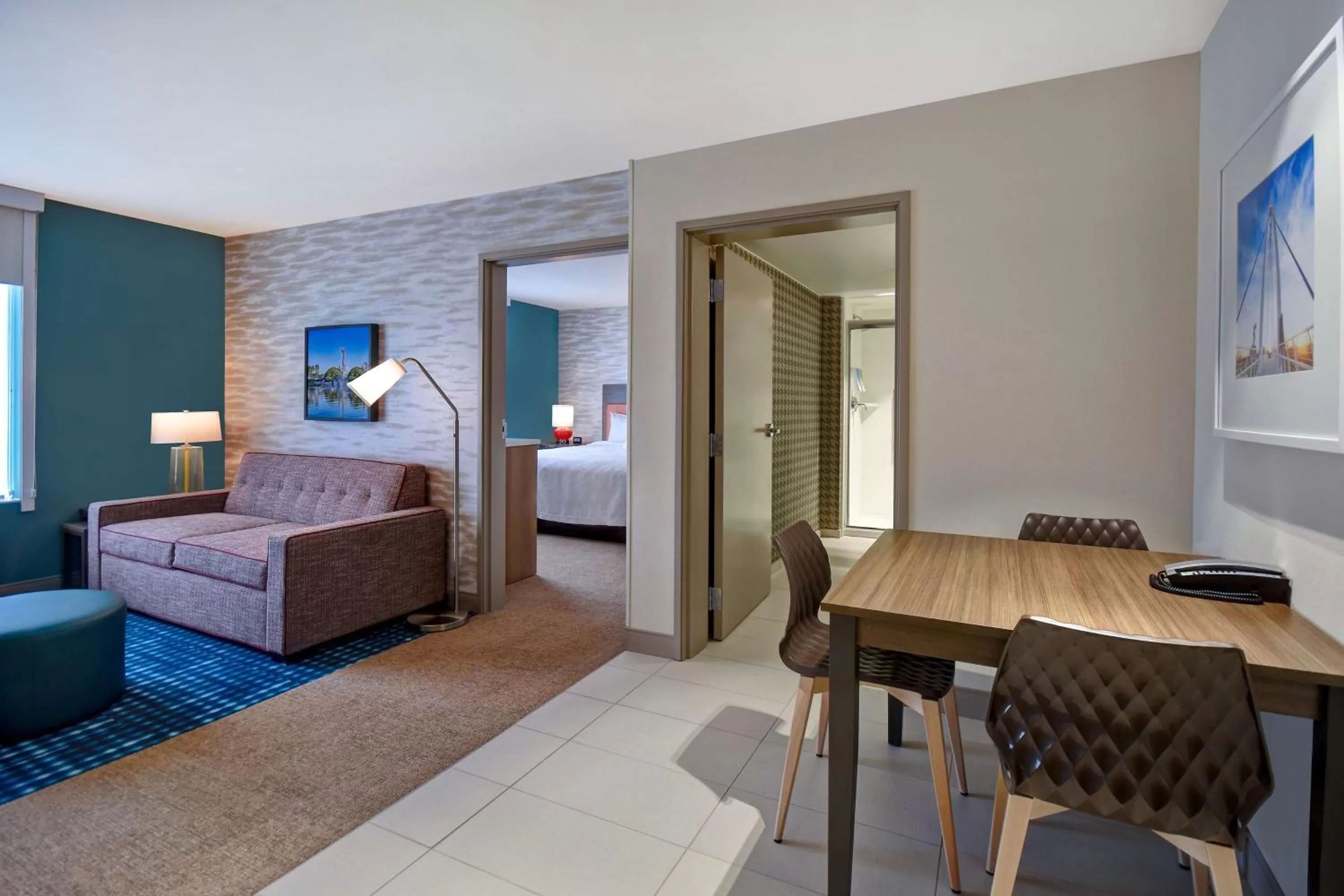 One-Bedroom King Suite - Non-Smoking in Home2 Suites Wichita Downtown Delano, Ks