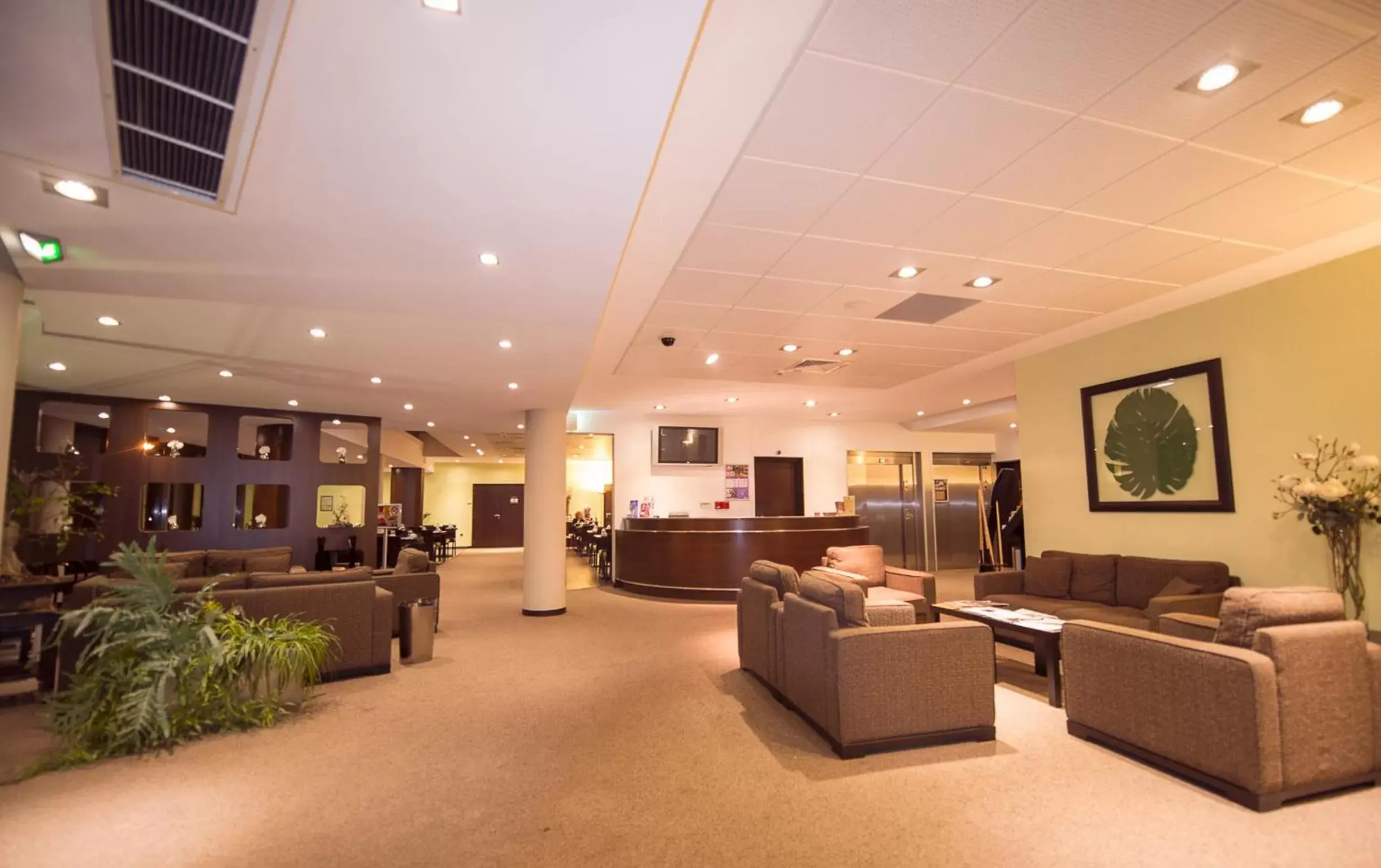 Lobby or reception in Hotel du Pasino Lobby or reception in Hotel du Pasino