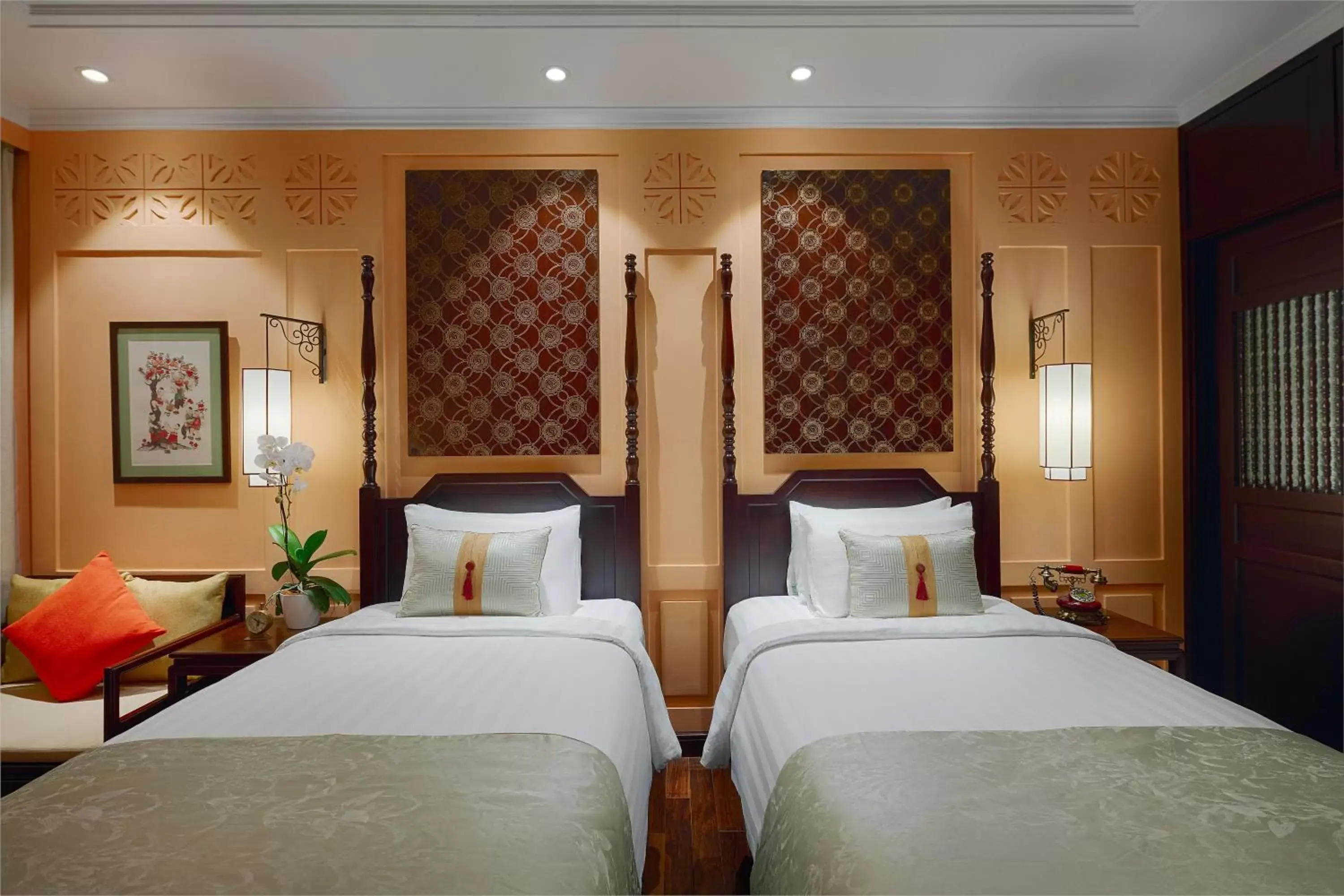 Bedroom, Bed in Little Riverside Hoi An . A Luxury Hotel & Spa Bedroom, Bed in Little Riverside Hoi An . A Luxury Hotel & Spa